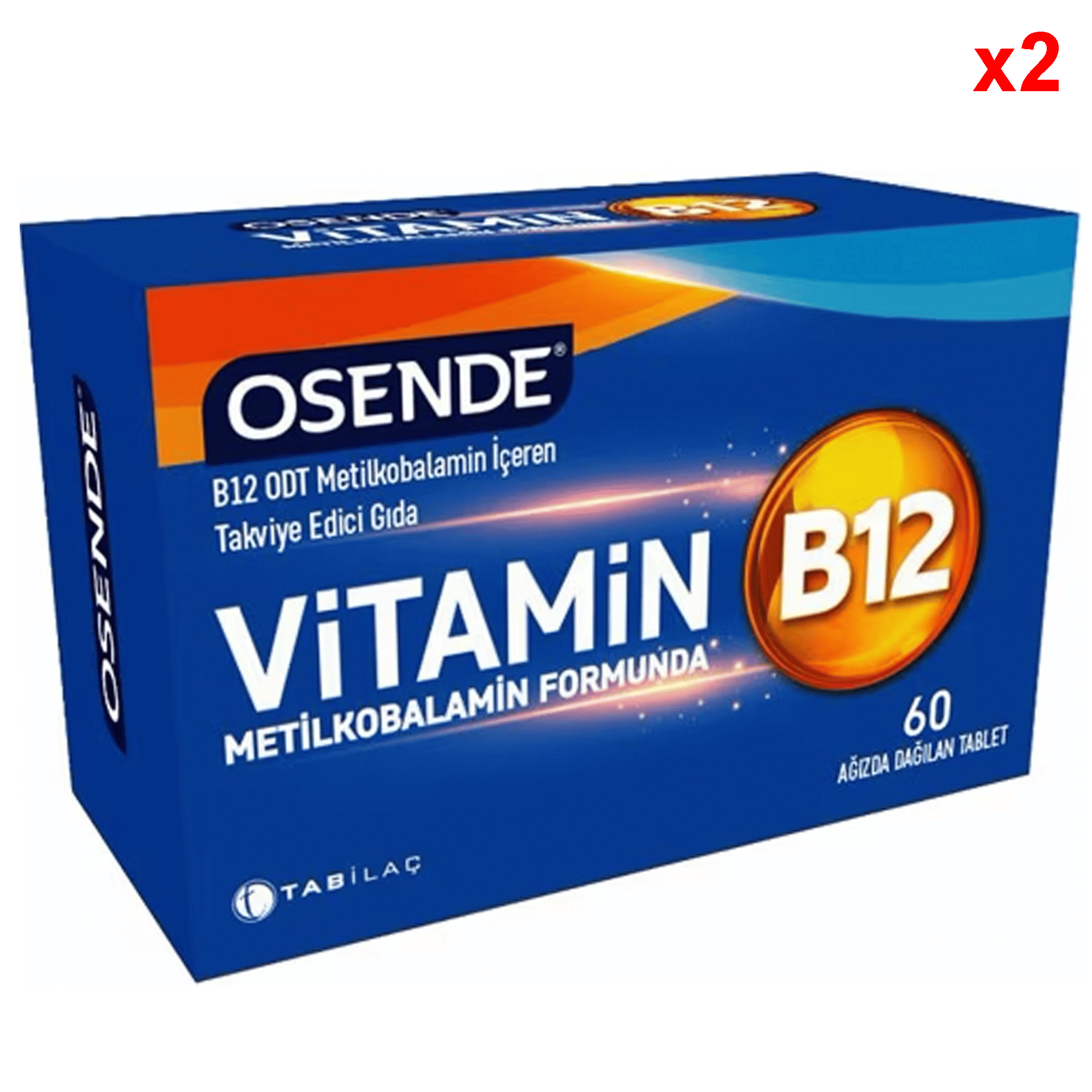 Osende Vitamin B12 60 Tablet 2 Adet