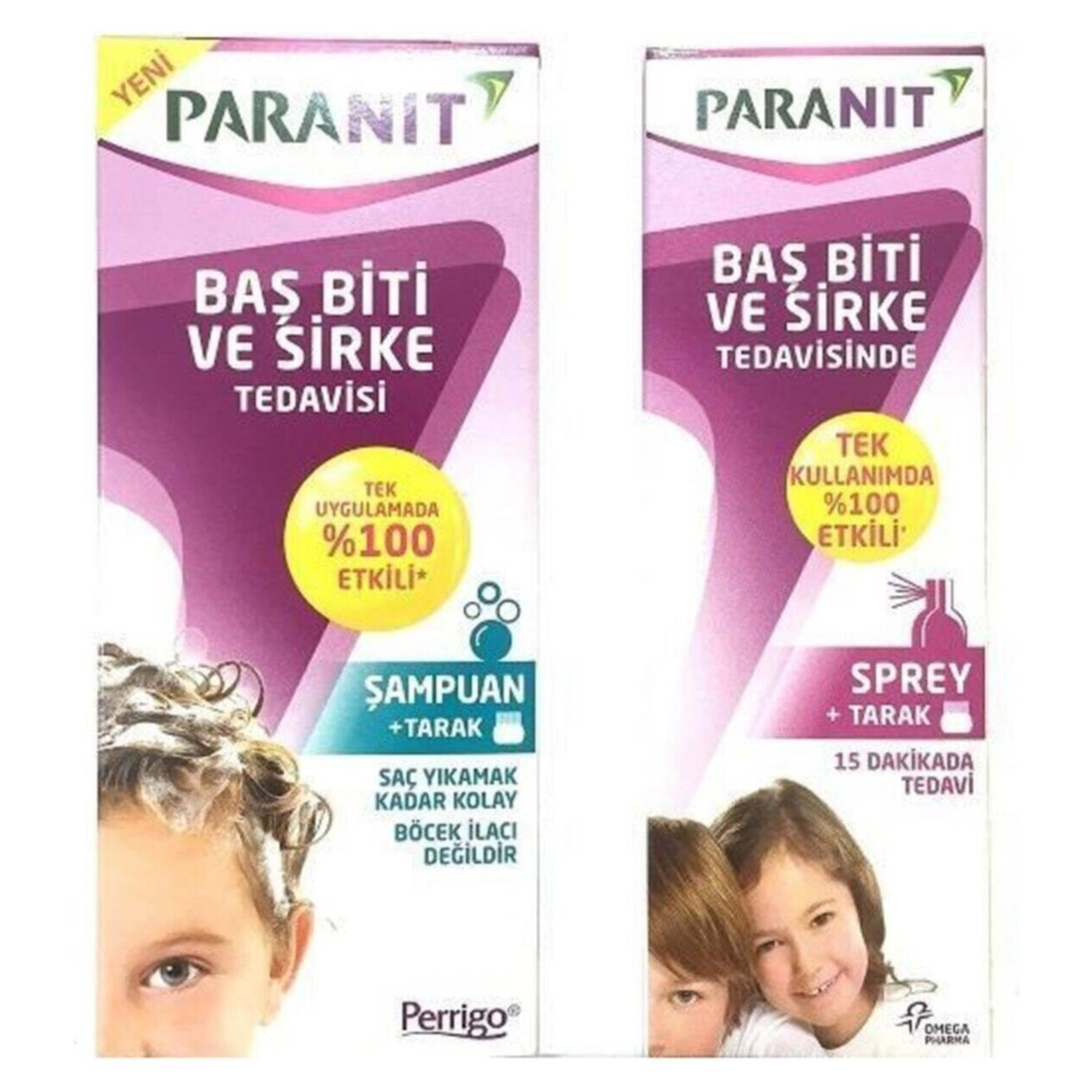 Paranit Bit Spreyi 100 ml + Paranit Bit Şampuanı 100 ml