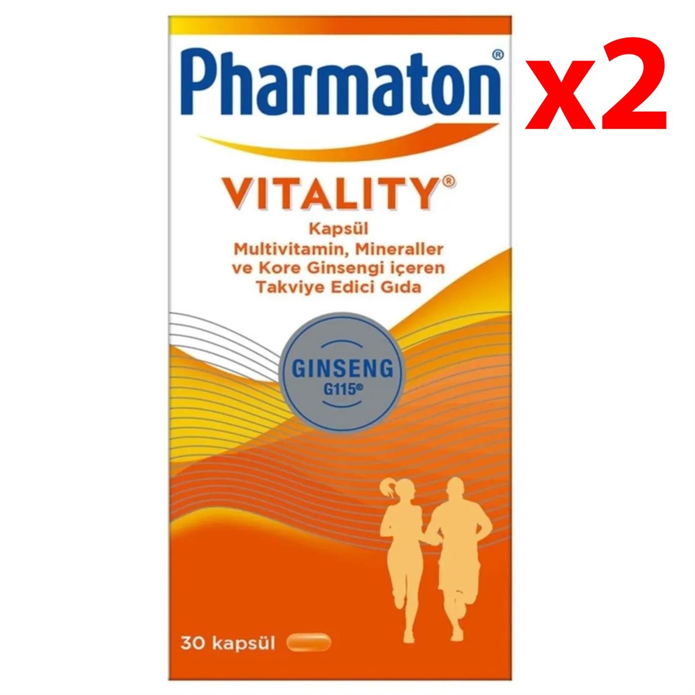Pharmaton Vitality 30 Tablet 2 Adet