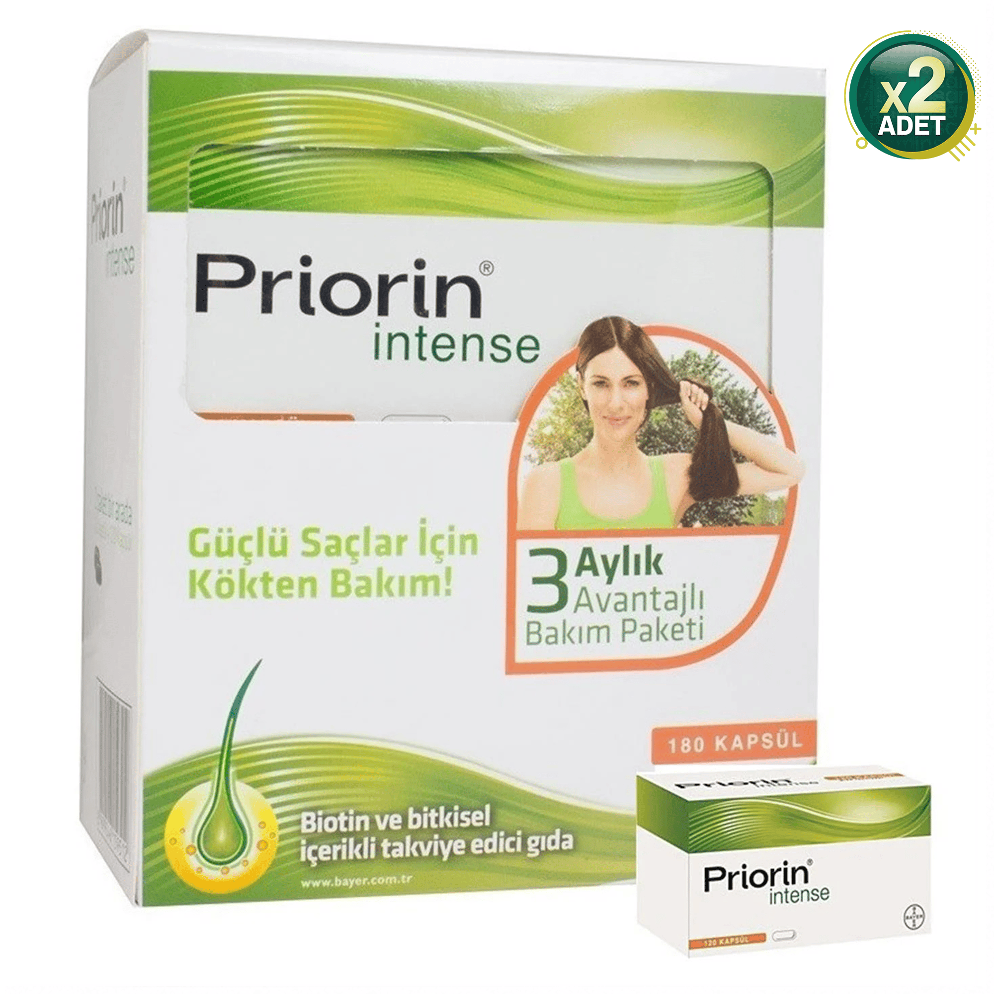 Priorin Intense 180 Kapsül 2 Adet