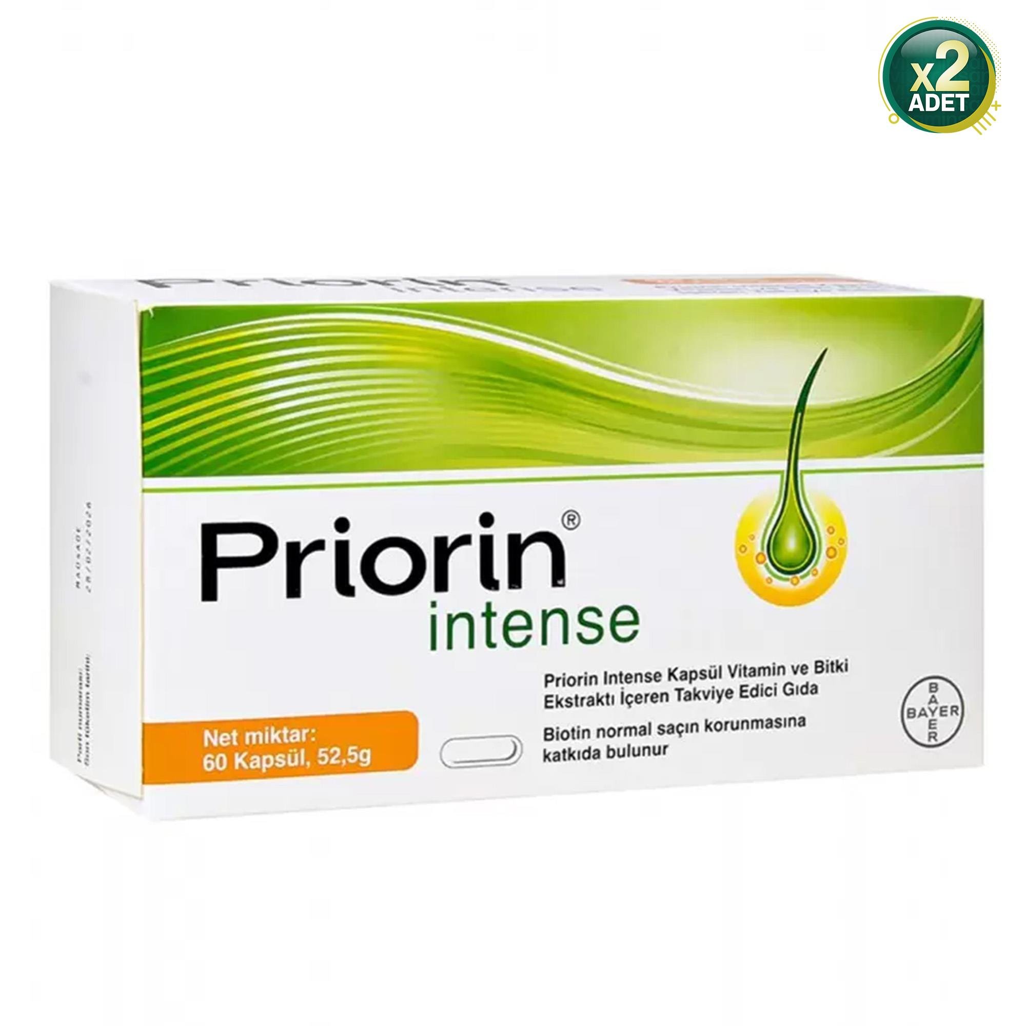 Priorin Intense 60 Kapsül 2 'li