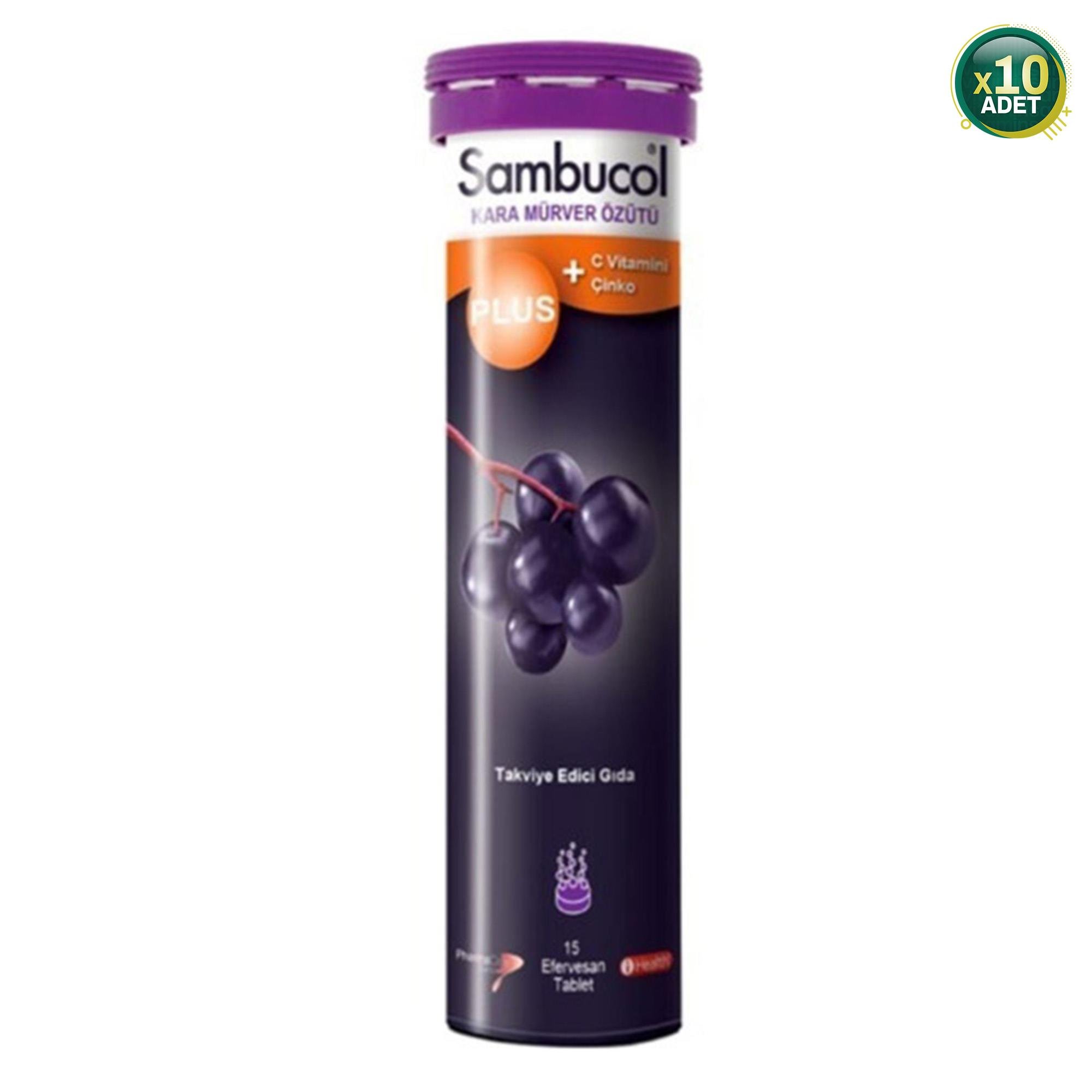 Sambucol Plus Efervesan 15 Tablet 10 Adet