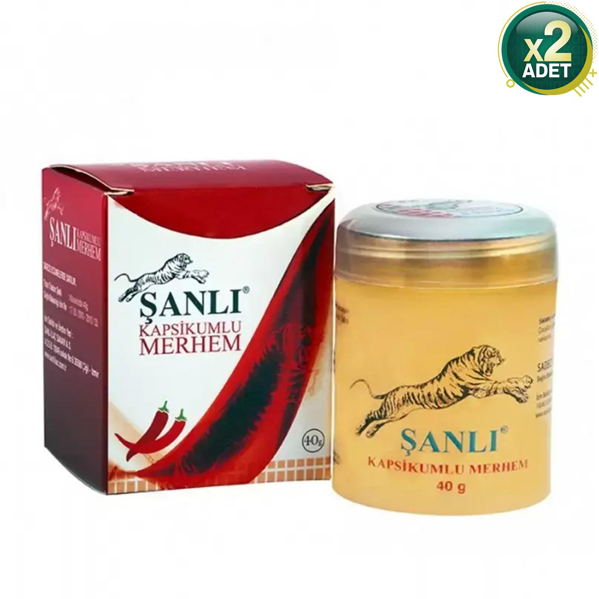 Şanlı Kapsikumlu Merhem 40g  2 Adet