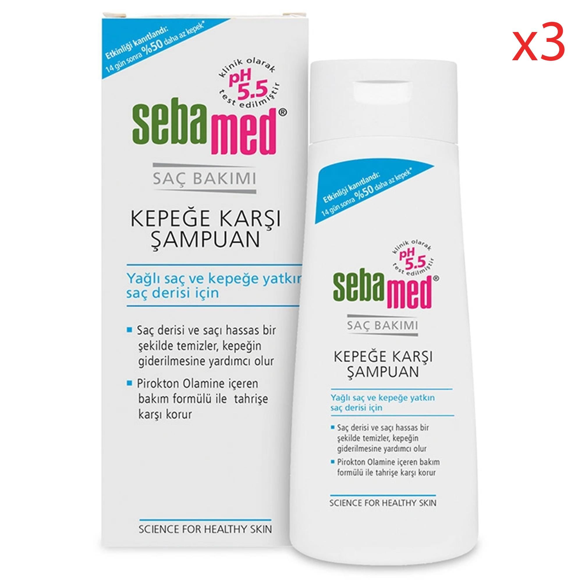 Sebamed Kepek Karşıtı Şampuan 400 ml 3 Adet