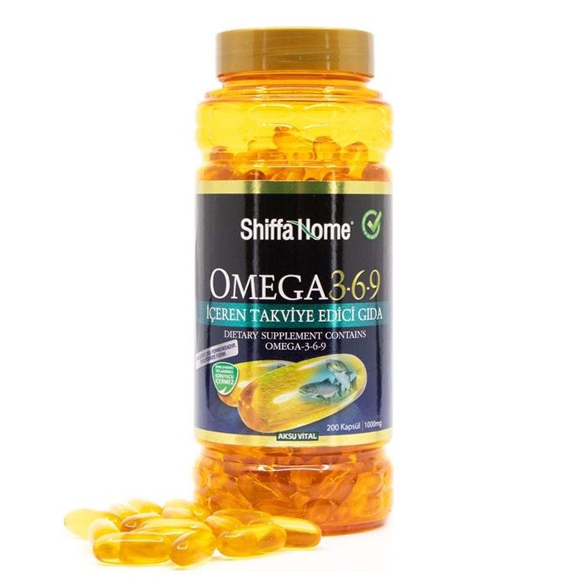 Shiffa Home Omega 3-6-9 1000 mg 200 Kapsül