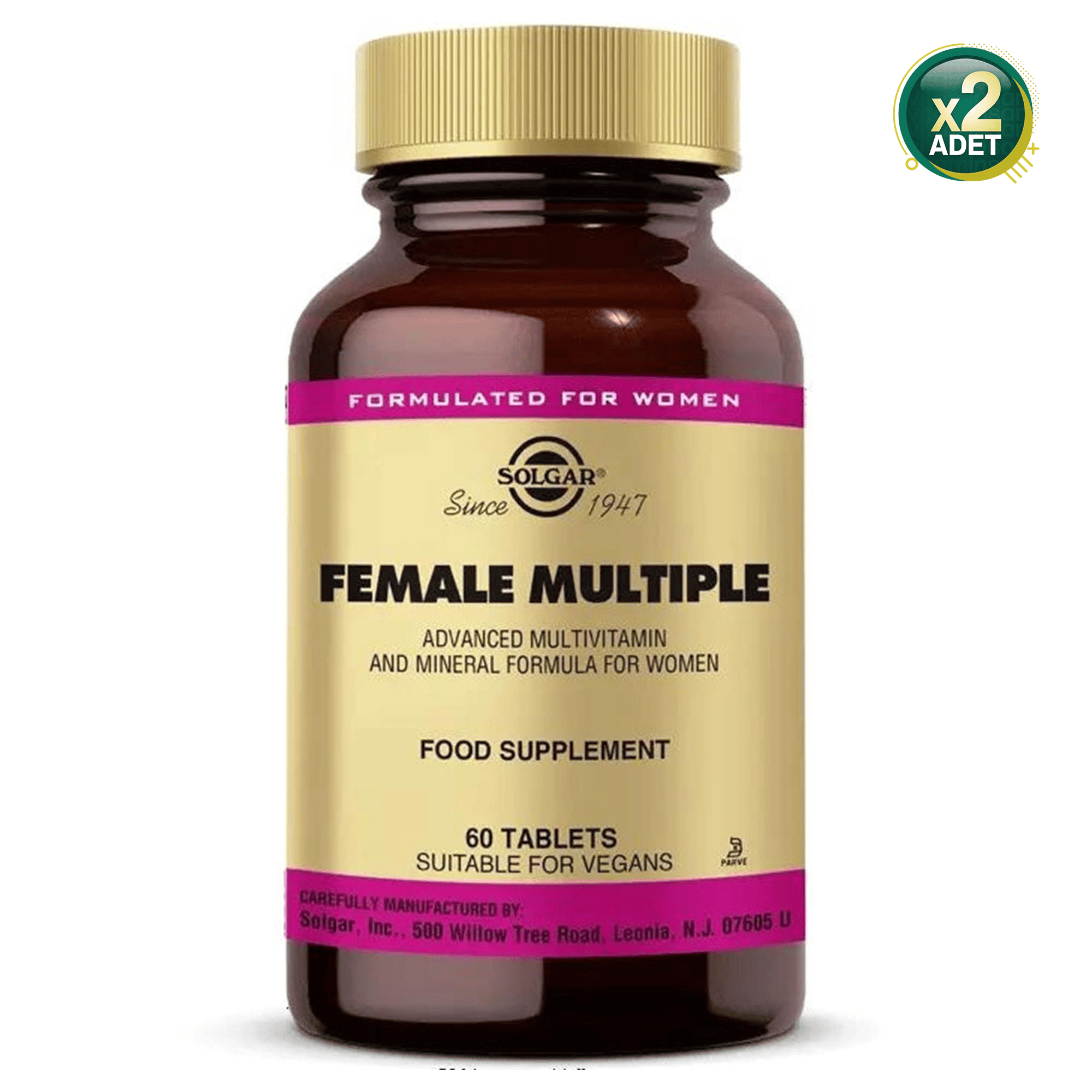 Solgar Female Multiple 60 Tablet 2 Adet