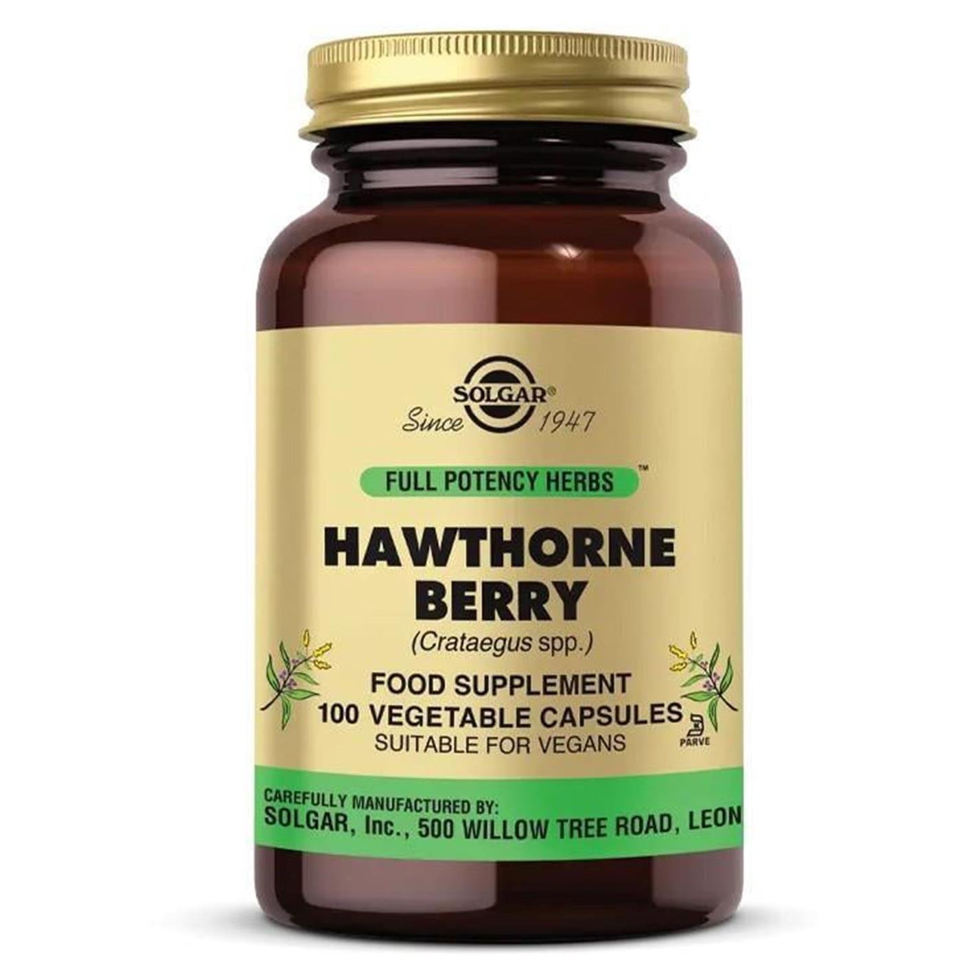 Solgar Hawthorne Berry 100 Kapsül