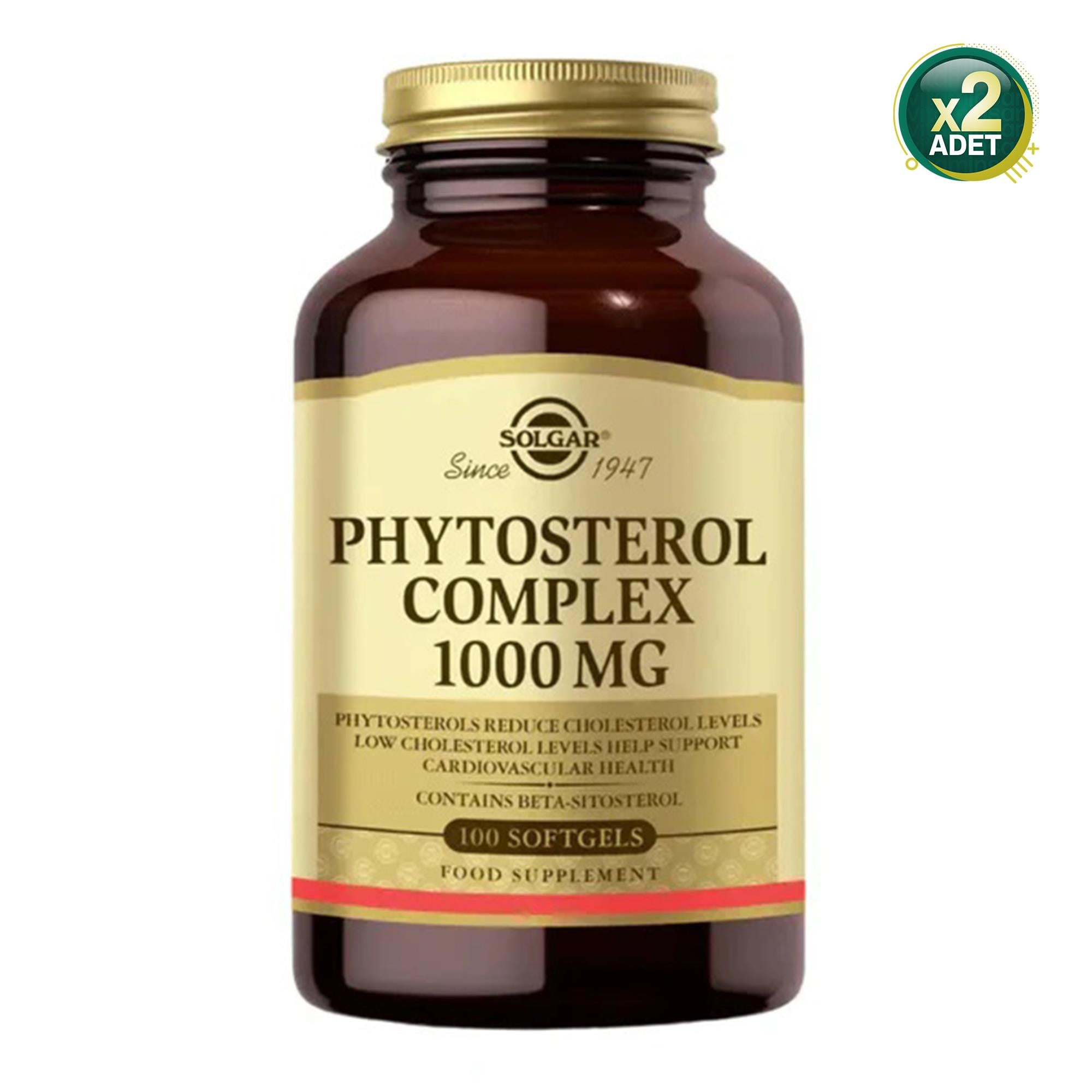 Solgar Phytosterol Complex 1000 mg 100 Kapsül 2 Adet