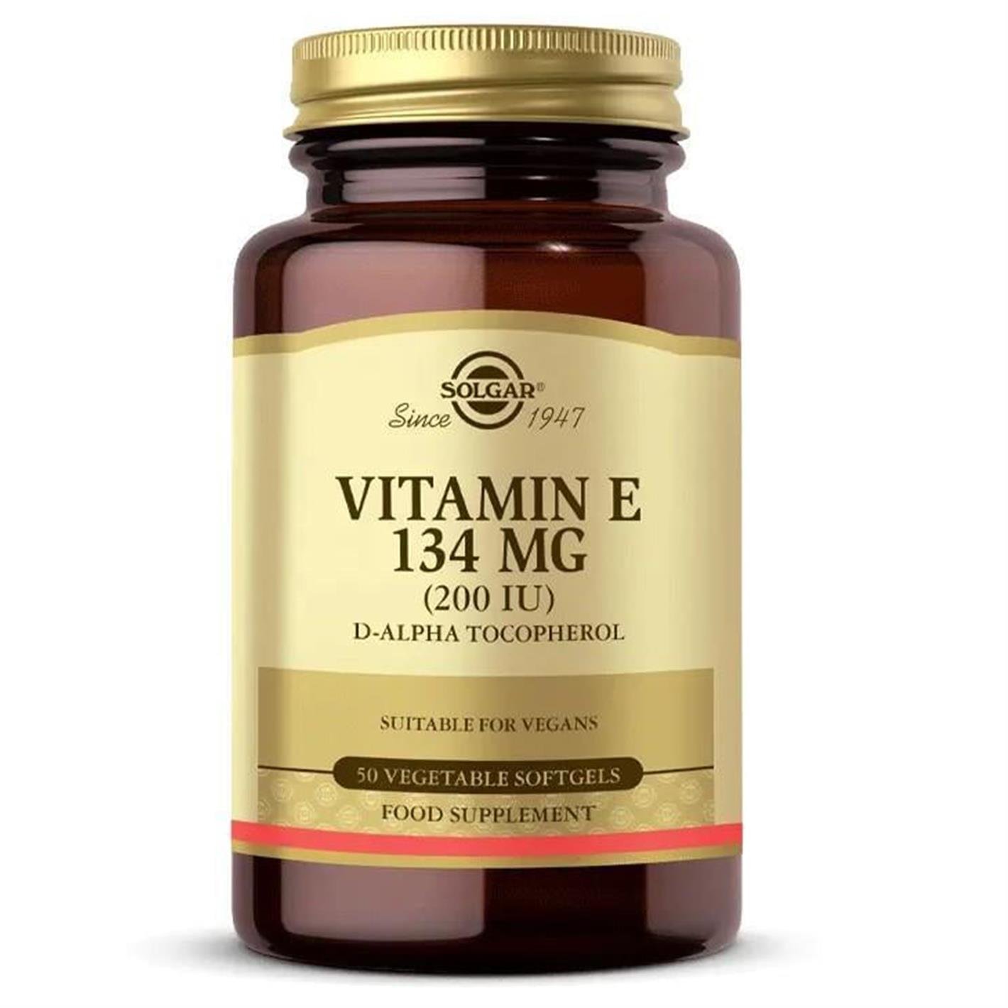 Solgar Vitamin E 200 IU 50 Kapsül