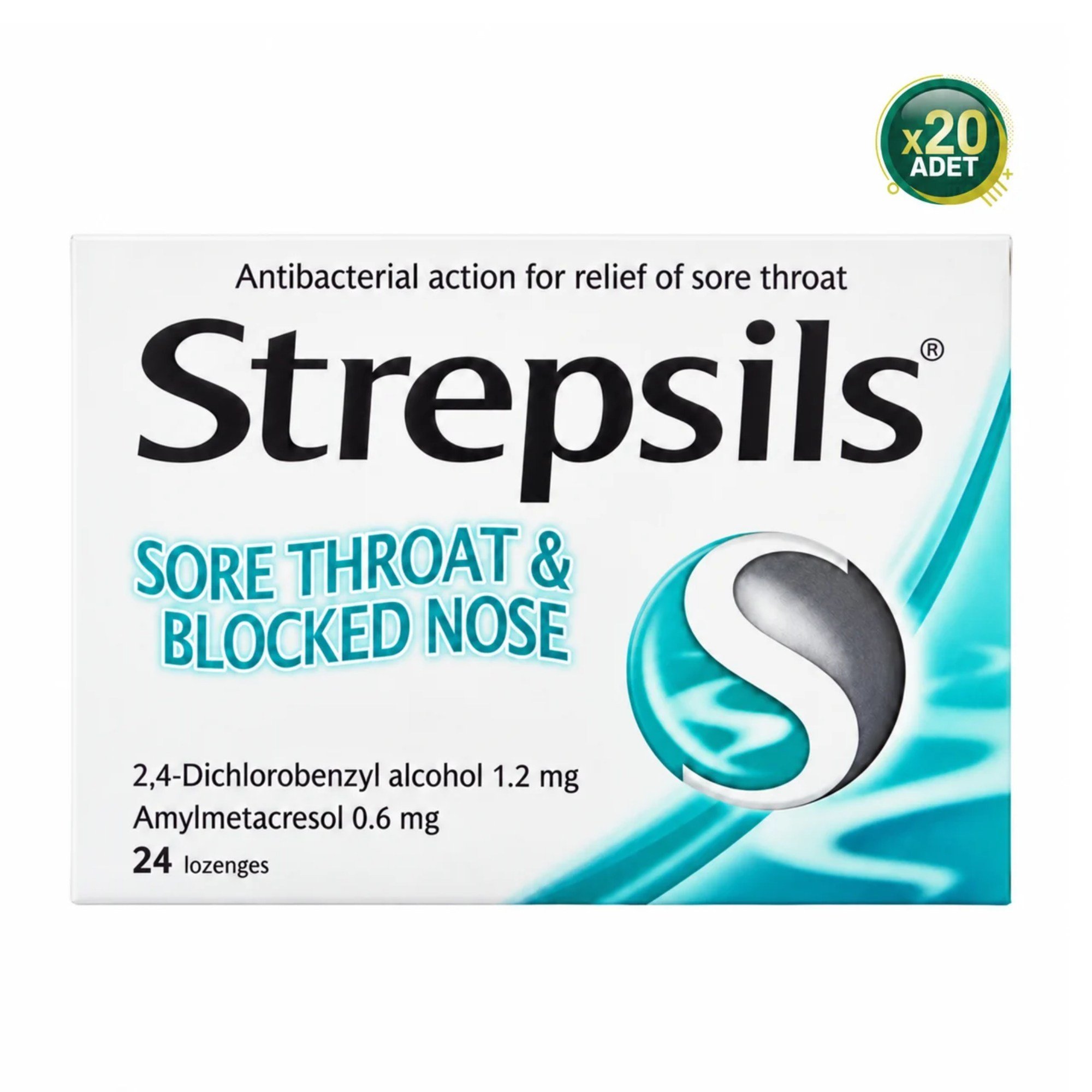 Strepsils Mentollü 24 Pastil 20 Adet