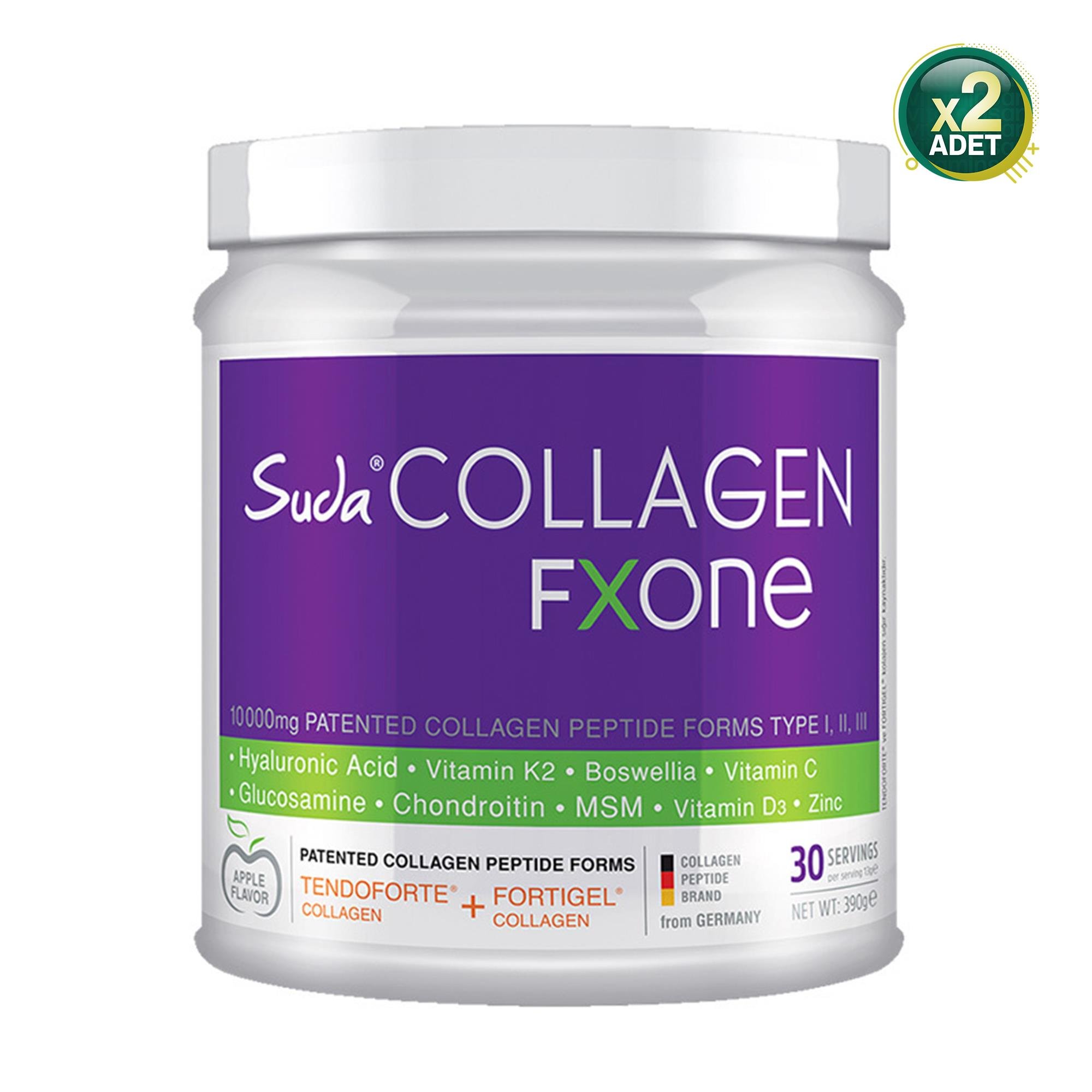Suda Collagen Fxone Elma Aromalı 390 gr 2 Adet