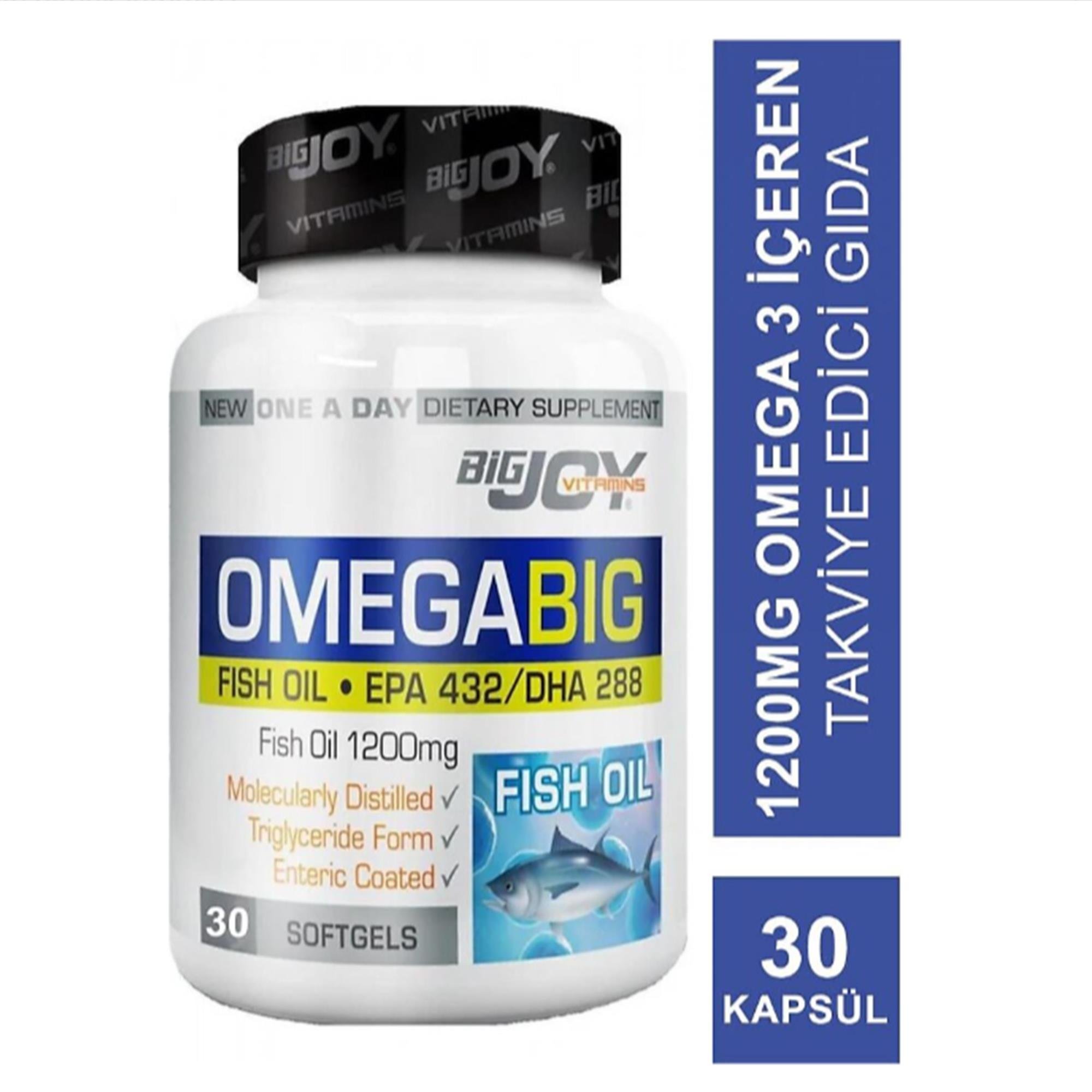 Suda Vitamin Omegabig 1200 mg 30 Kapsül