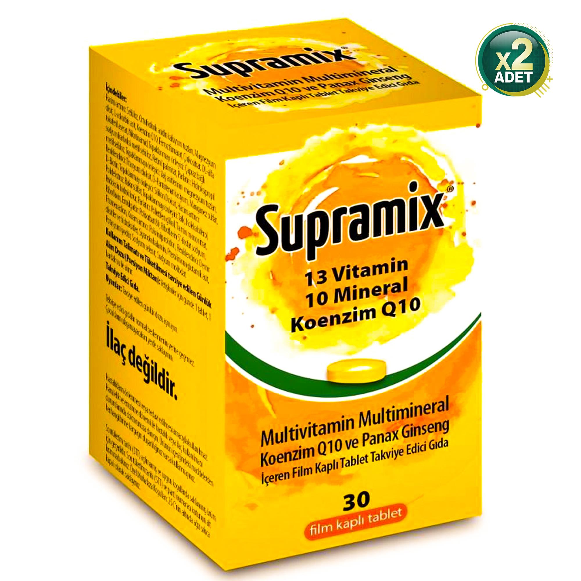 Supramix Multivitamin 30 Tablet 2 Adet