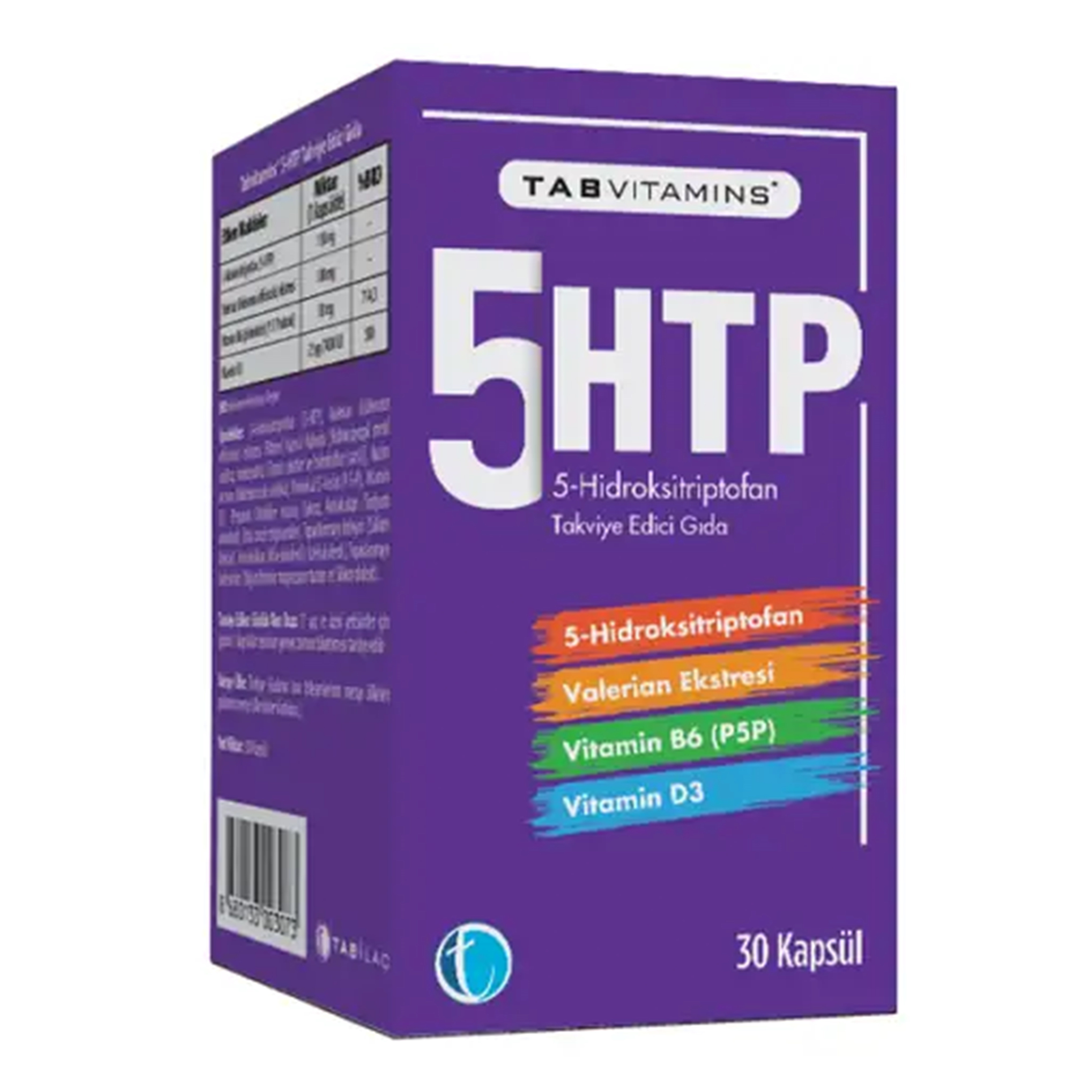 Tabvitamins 5 HTP 30 Kapsül