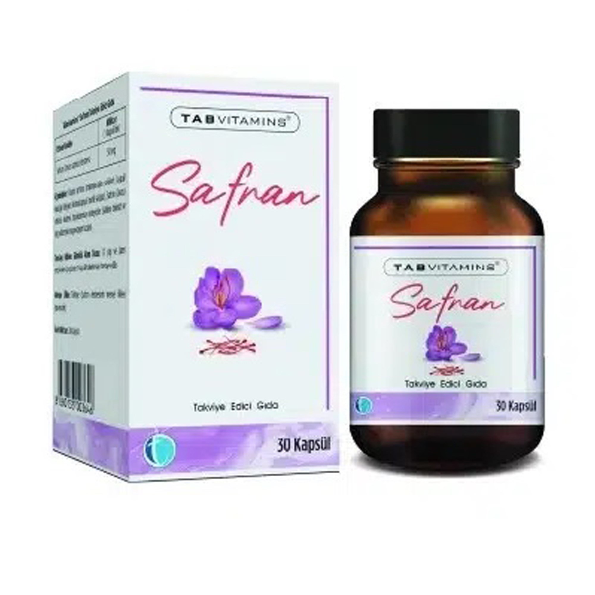 Tabvitamins Safran 50 Mg 30 Kapsül