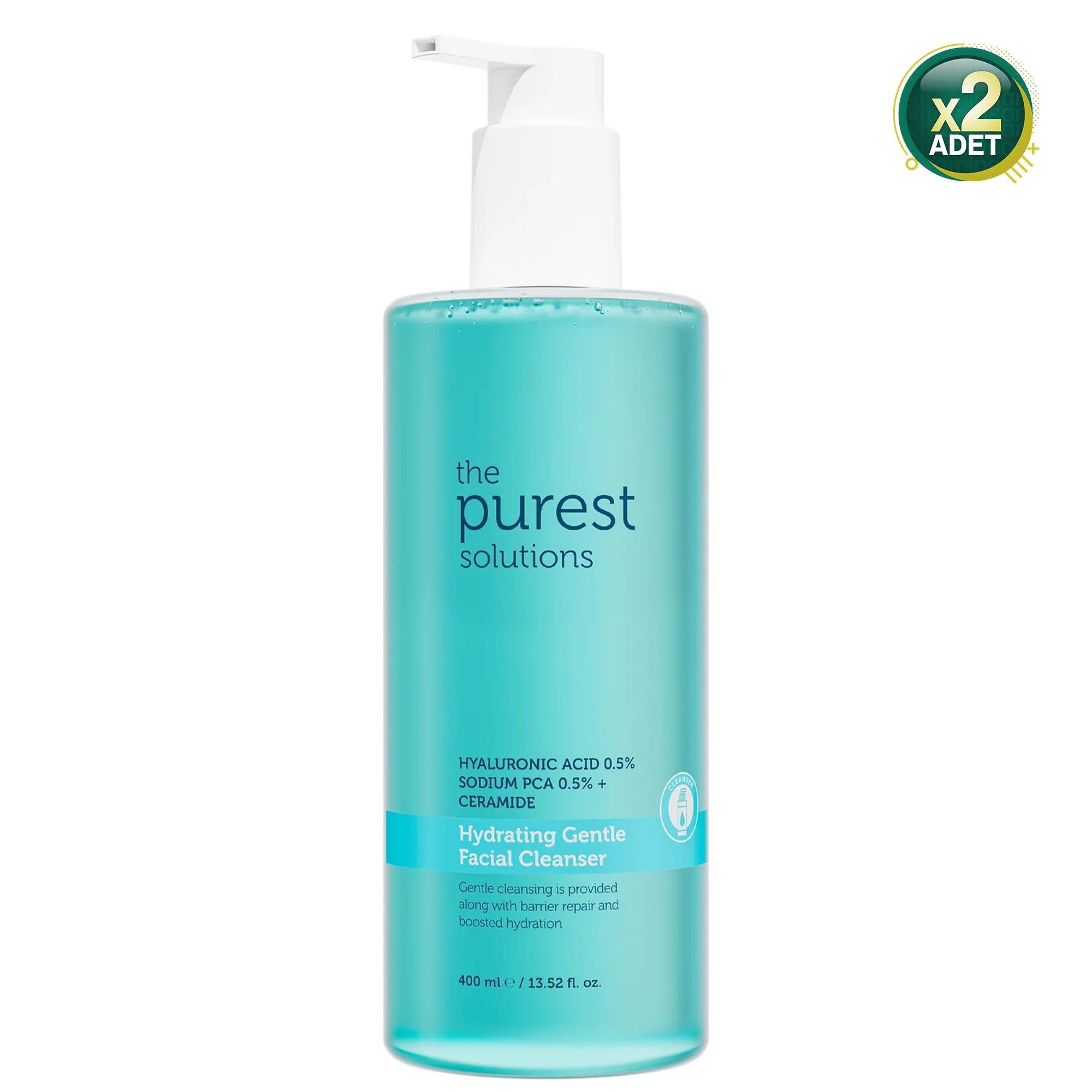 The Purest Solutions Hydrating Gentle Kuru ve Karma Ciltler için Yüz Temizleme Jeli 400 ml