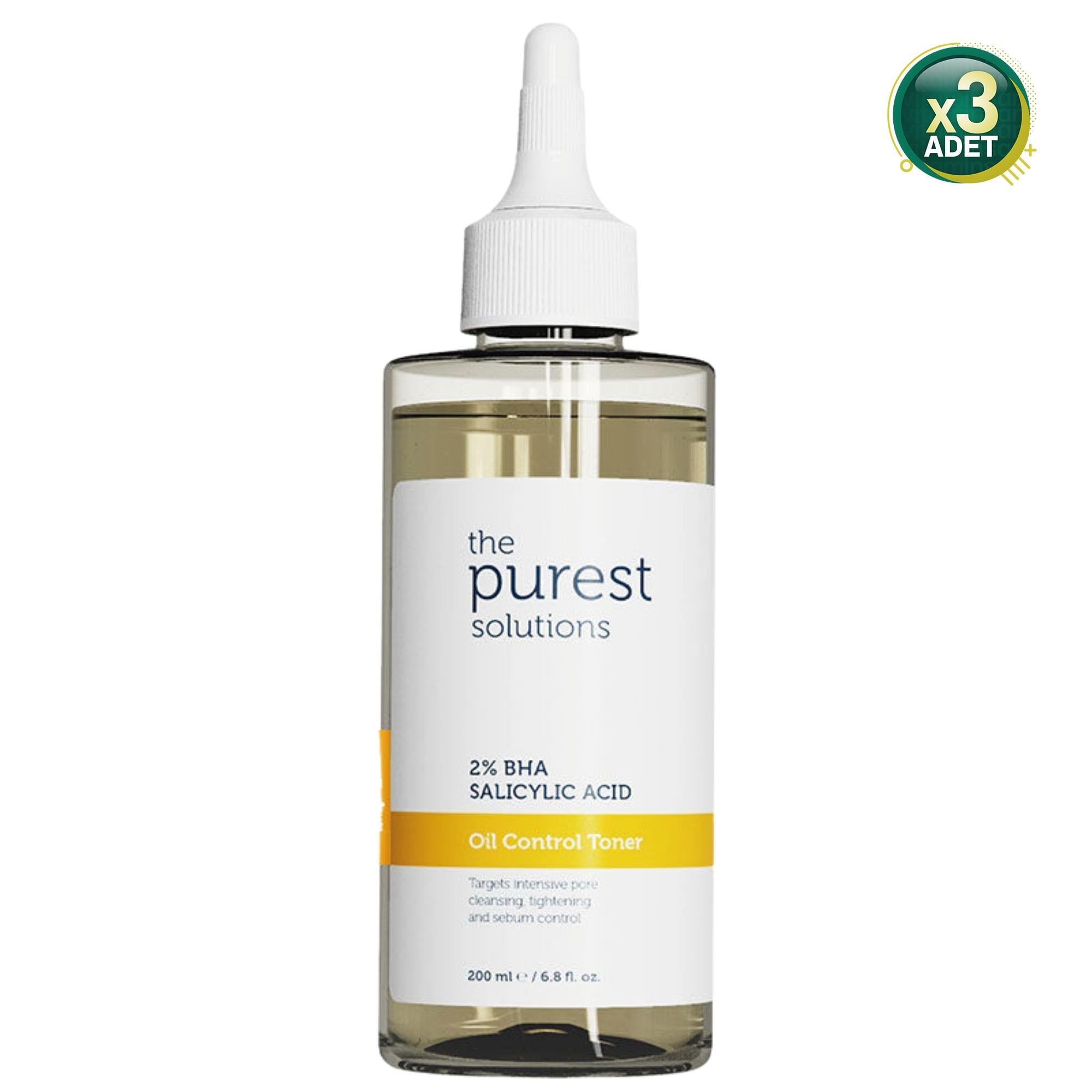 The Purest Solutions Oil Control Toner 200 ml 3 Adet