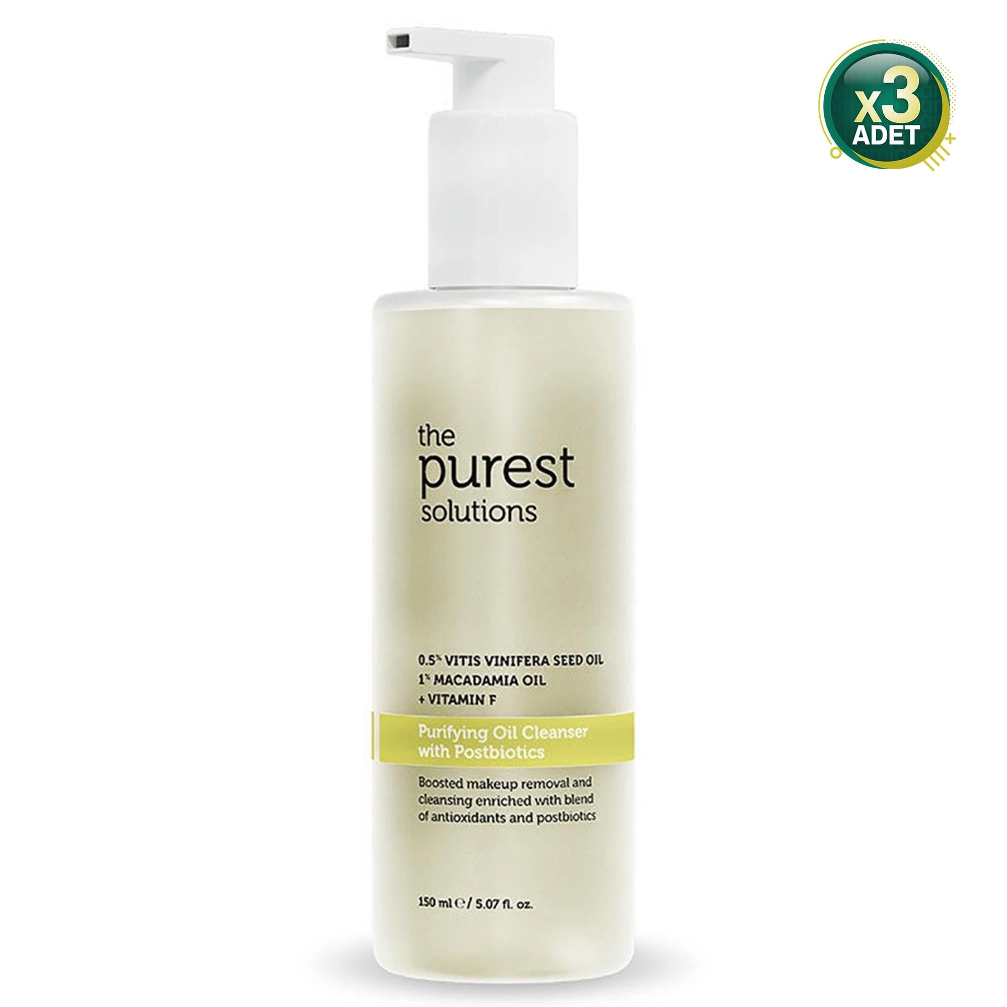 The Purest Solutions Postbiyotik İçerikli Arındırıcı Temizleme Yağı 150 ml 3 Adet