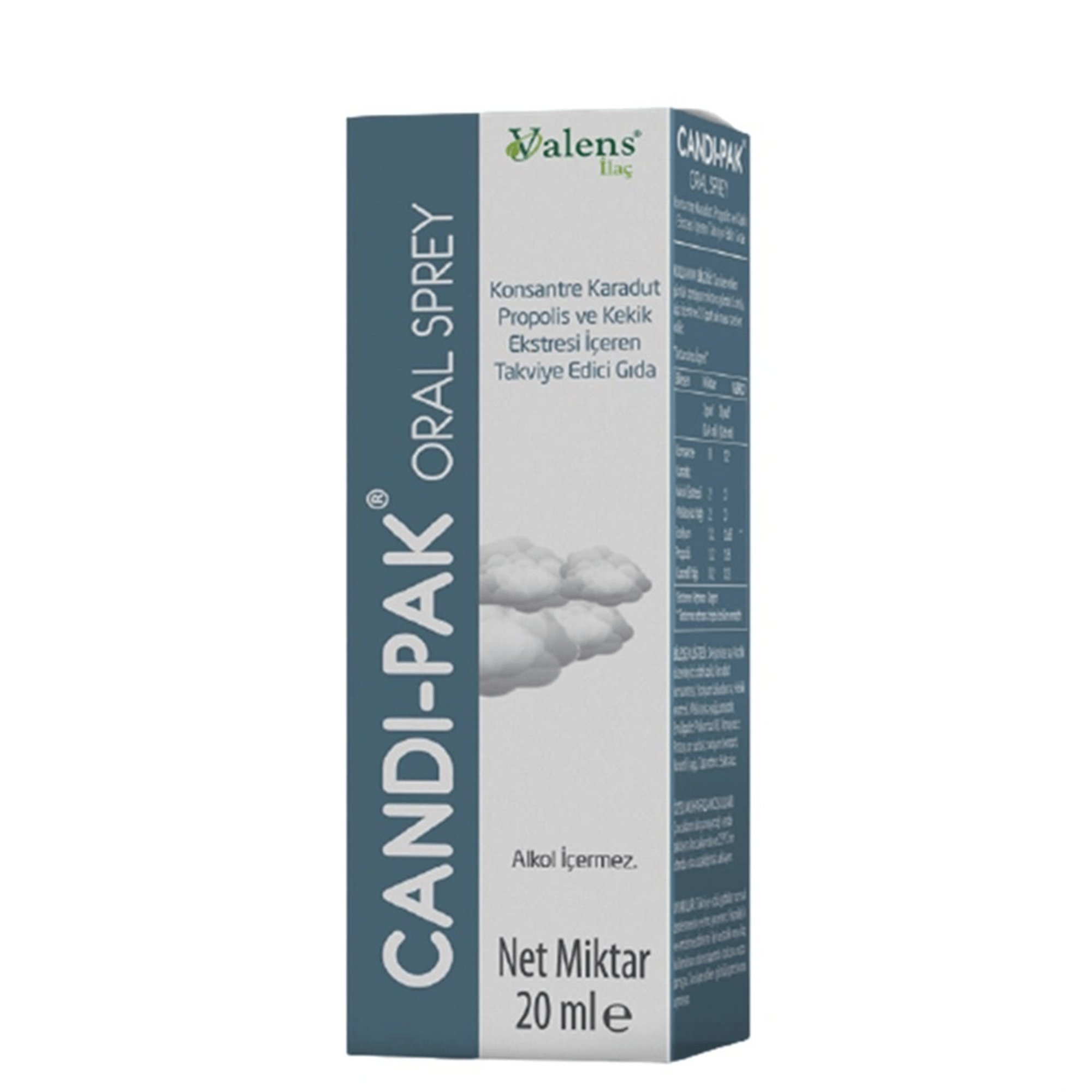 Valens Candi-Pak Ağız İçi Bakım Sprey 20 ml