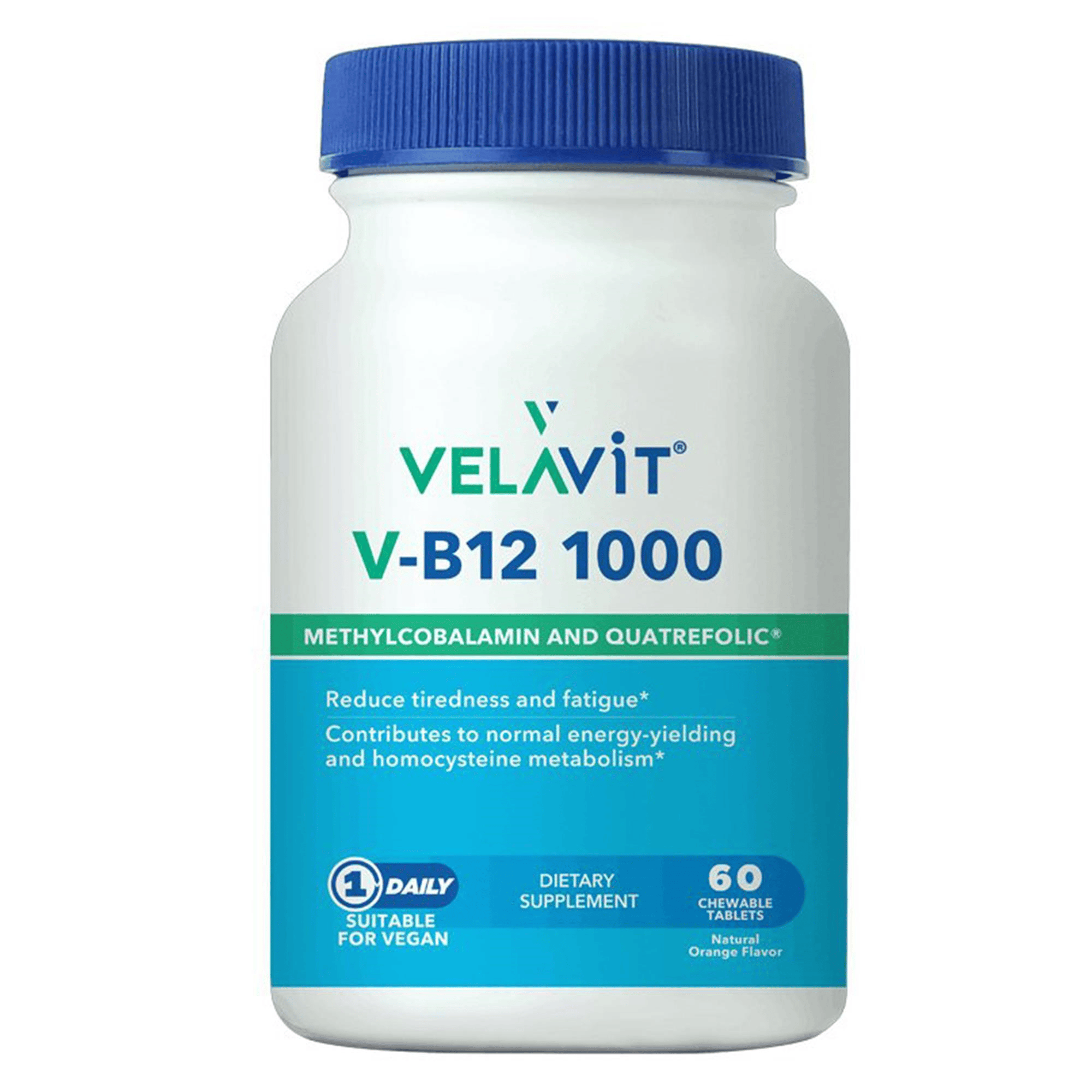 Velavit V-B12 1000 Takviye edici Gıda 60 Tablet