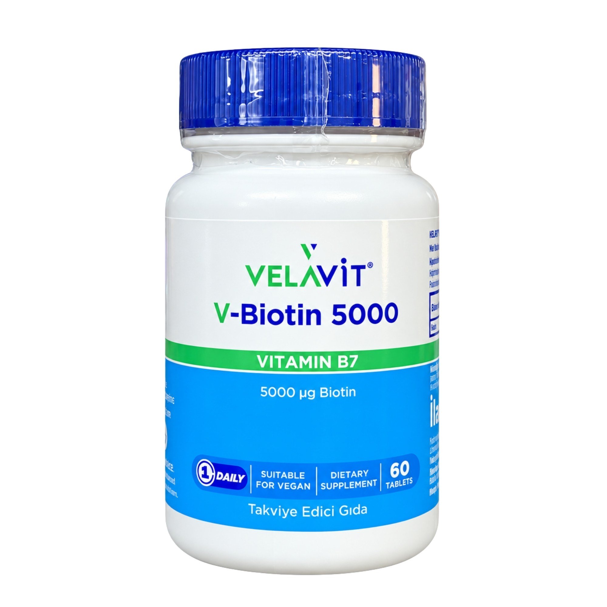 Velavit V Biotin 5000 mcg 60 Tablet