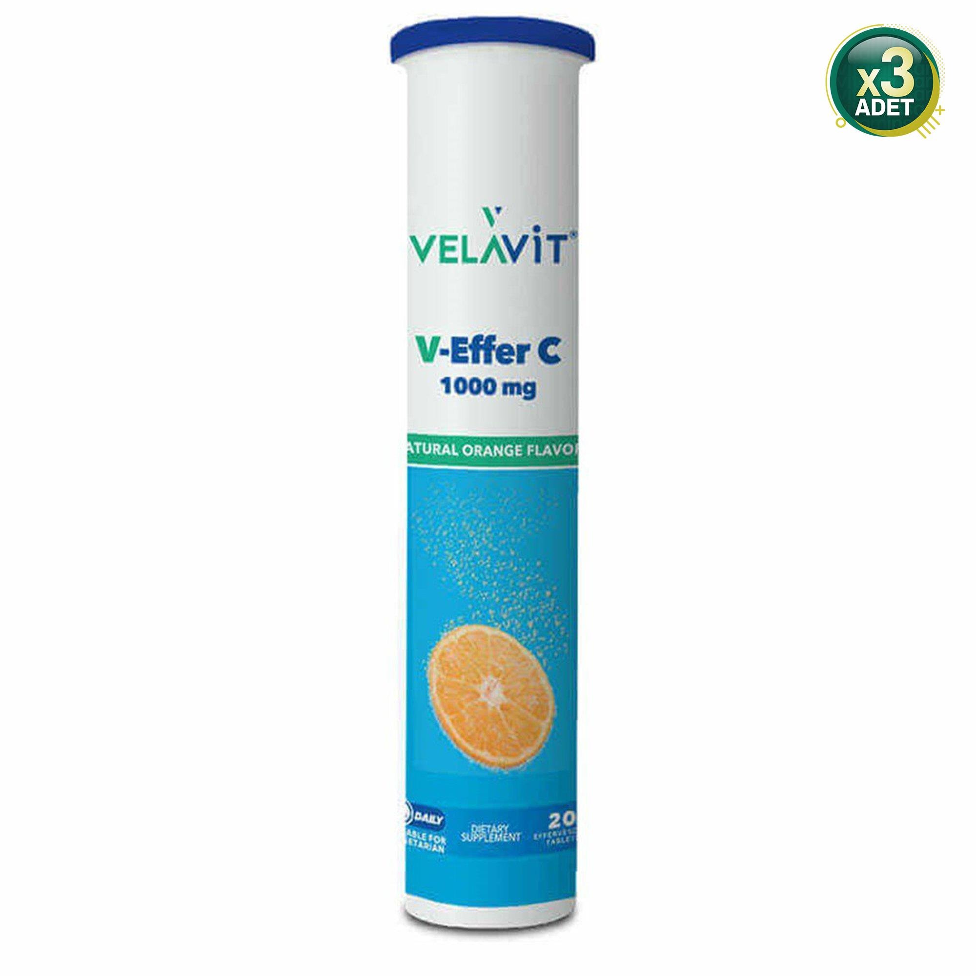 Velavit V-Effer C 1000 Mg 20 Tablet x 3 Adet