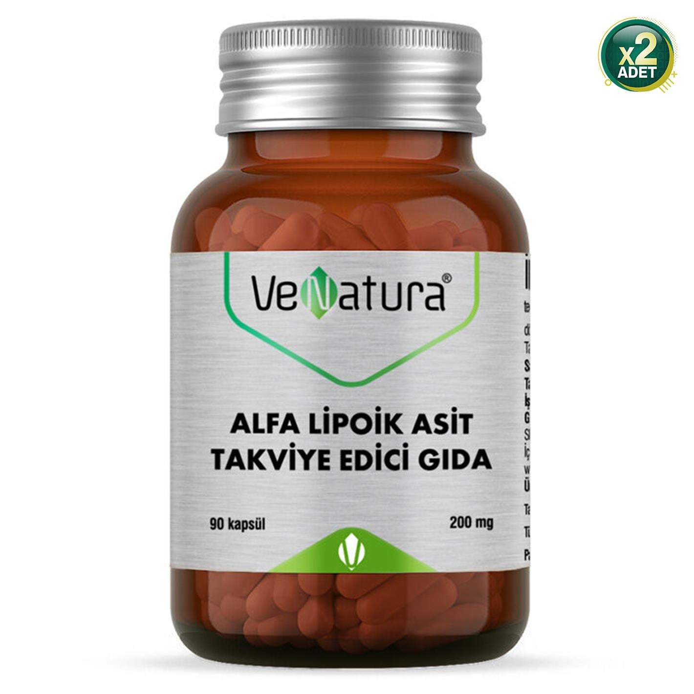 Venatura Alfa Lipoik Asit 90 Tablet 2 Adet