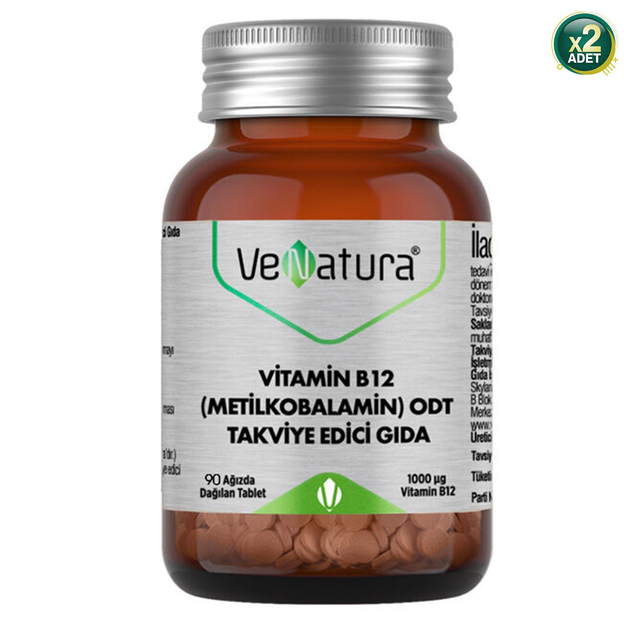 Venatura B12 Metilkobalamin Odt 90 Tablet 2 Adet