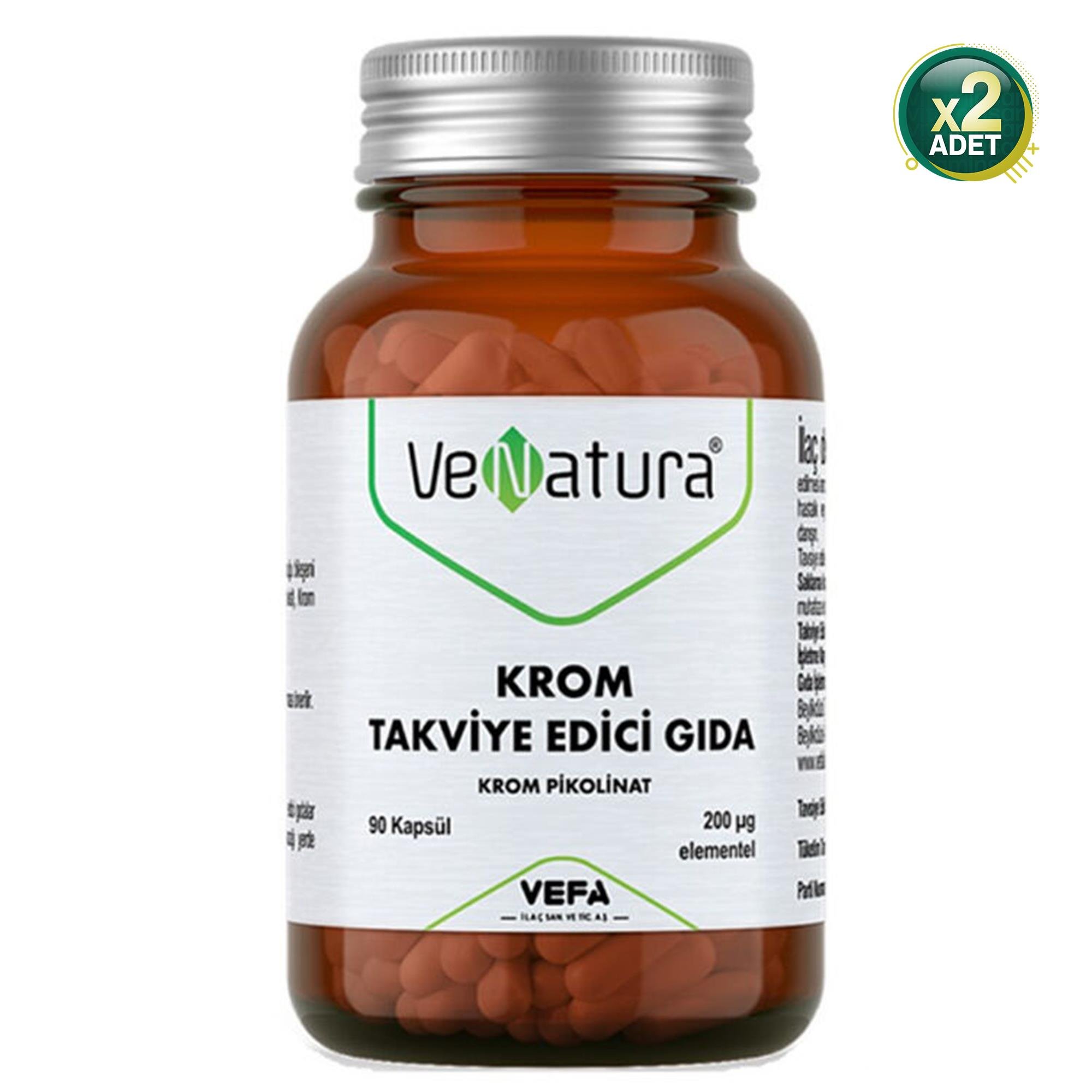 Venatura Krom 90 Kapsül 2 Adet