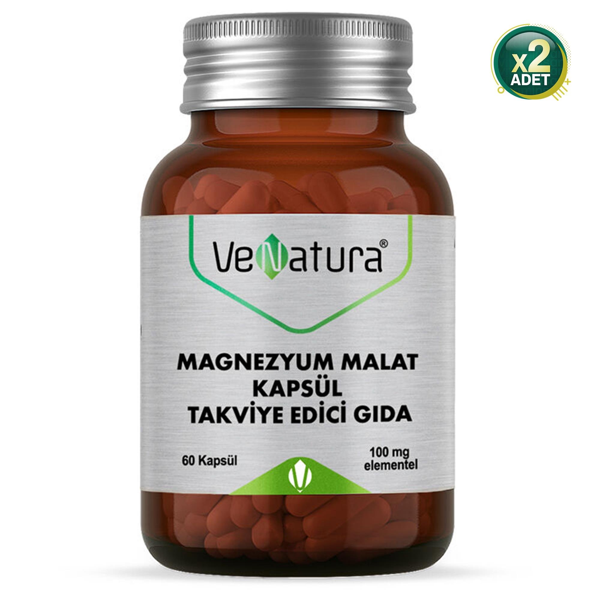 Venatura Magnezyum Malat 200 mg 60 Tablet 2'li