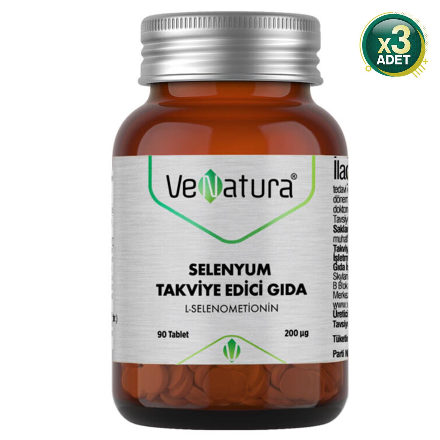 Venatura Selenyum 90 Tablet 3 Adet