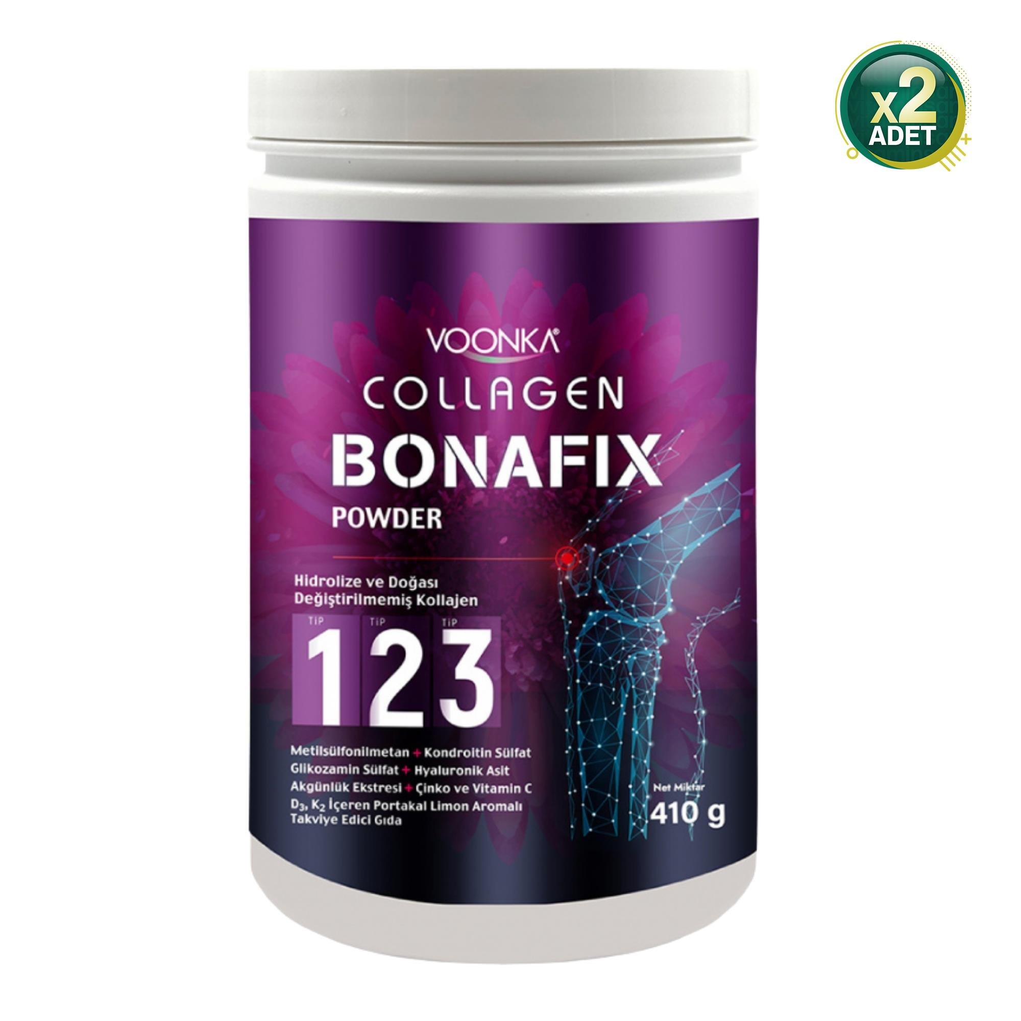 Voonka Bonafix Powder Collagen 410 gr 2 Adet