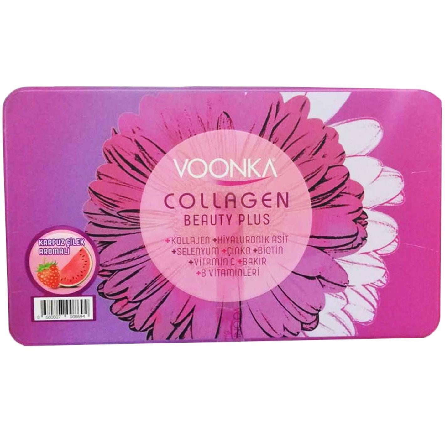 Voonka Collagen Beauty Plus 30 Saşe Çilek & Karpuz Aromalı