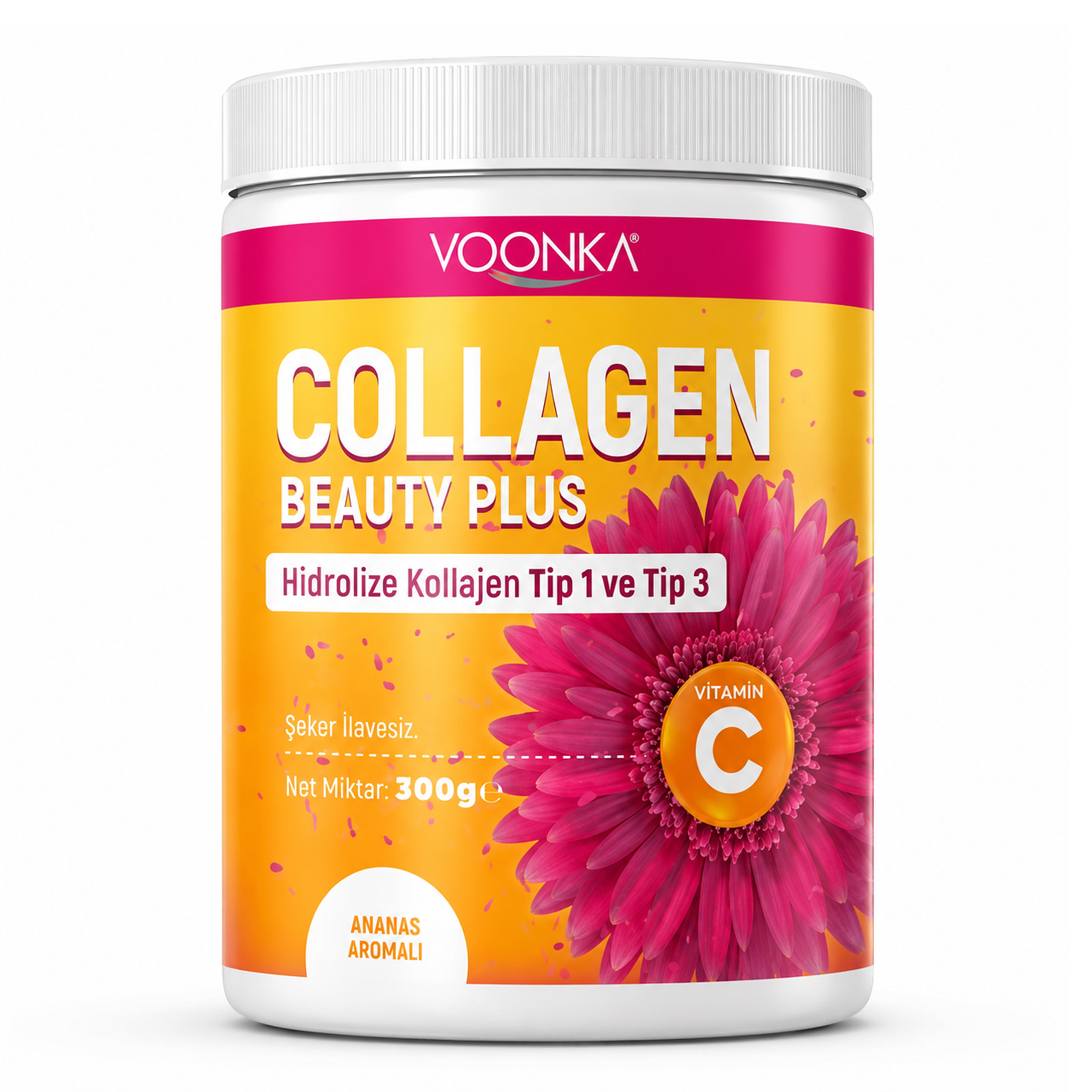 Voonka Collagen Beauty Plus Ananas Aromalı 300 gr