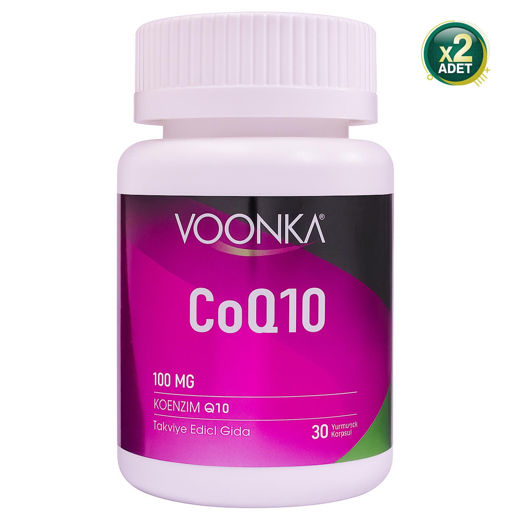 Voonka CoQ10 100 mg 30 Kapsül 2 Adet