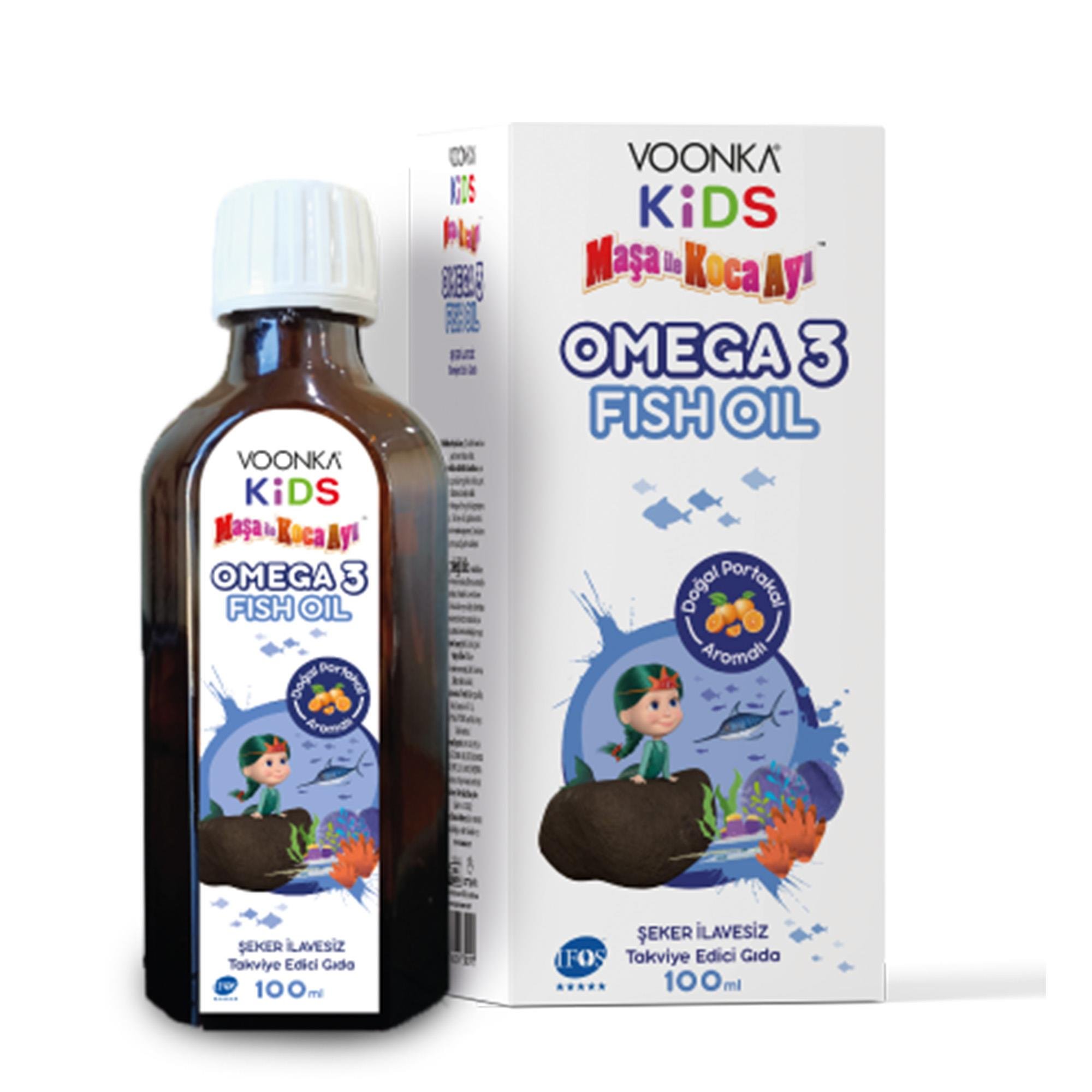 Voonka Kids Omega-3 Fishoil 100 Ml