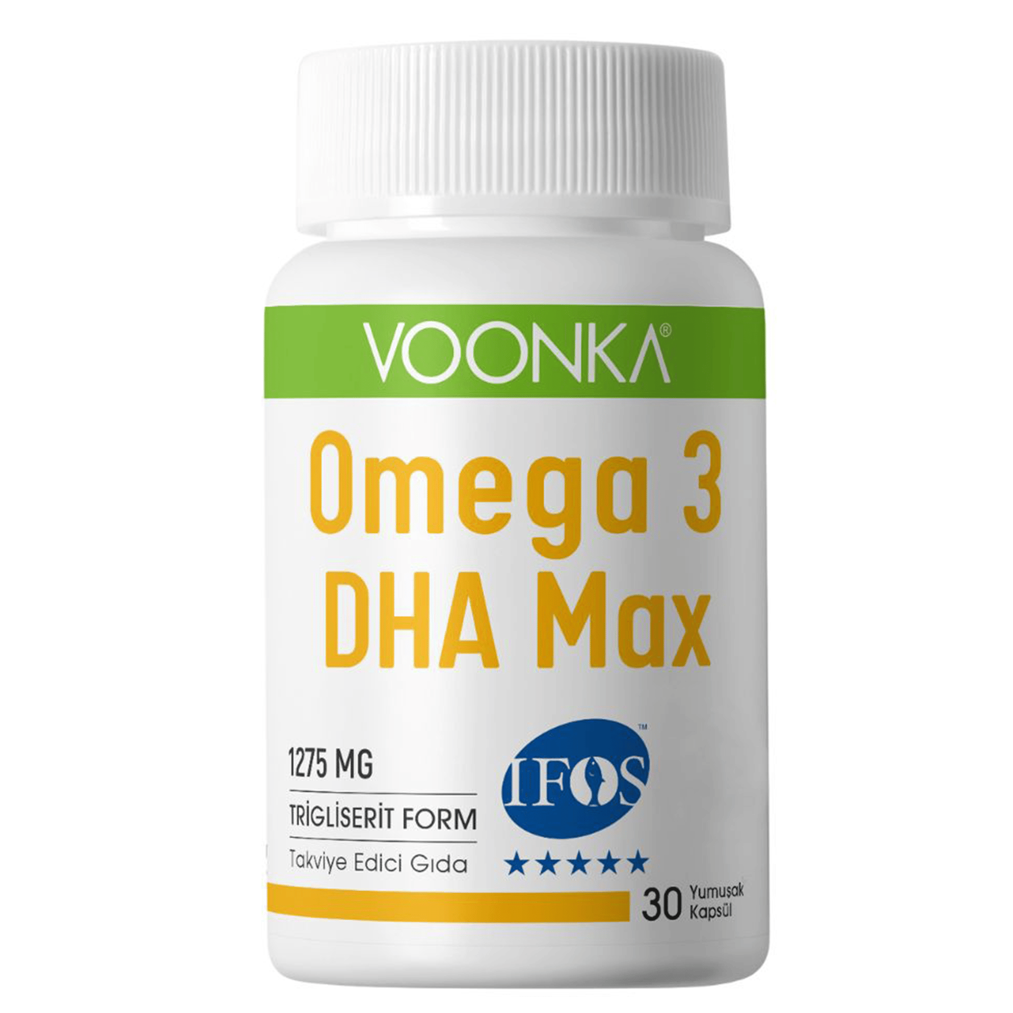 Voonka Omega 3 DHA Max Takviye Edici Gıda 30 Yumuşak Kapsül