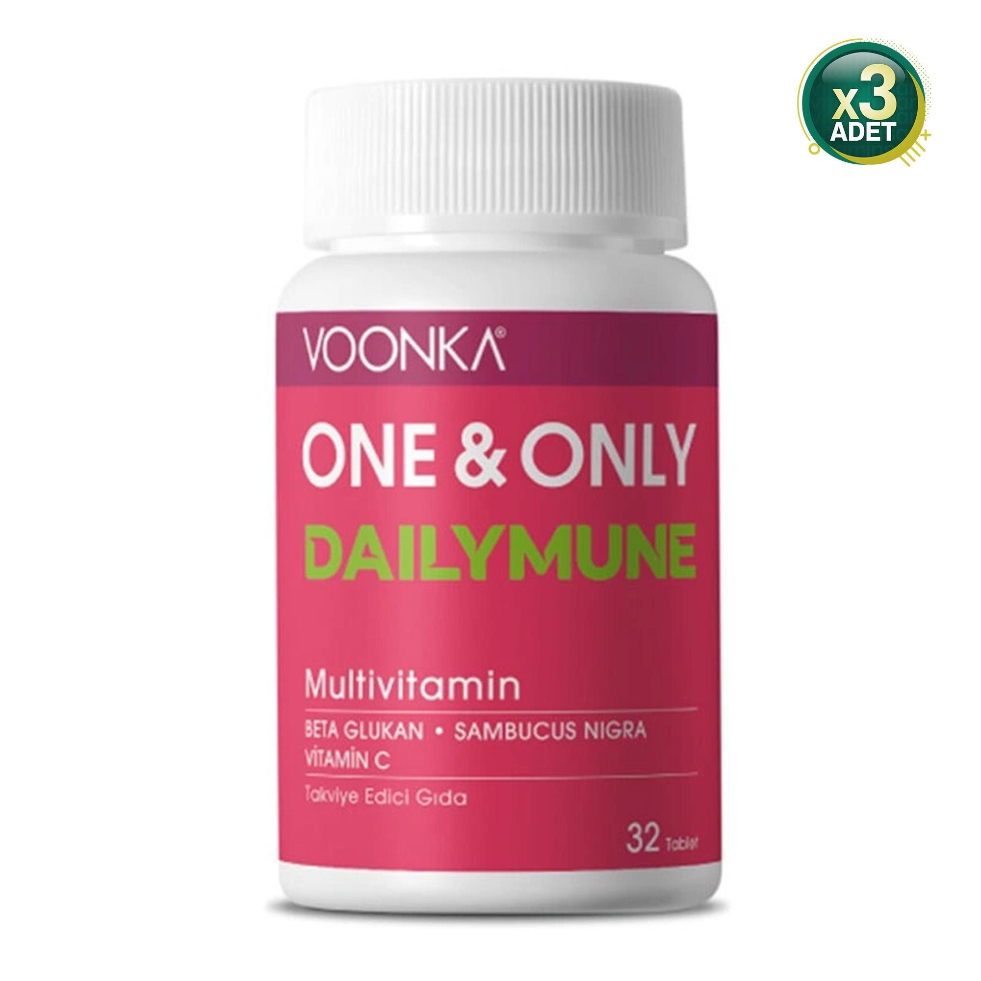 Voonka One & Only Dailymune 32 Tablet 3 Adet