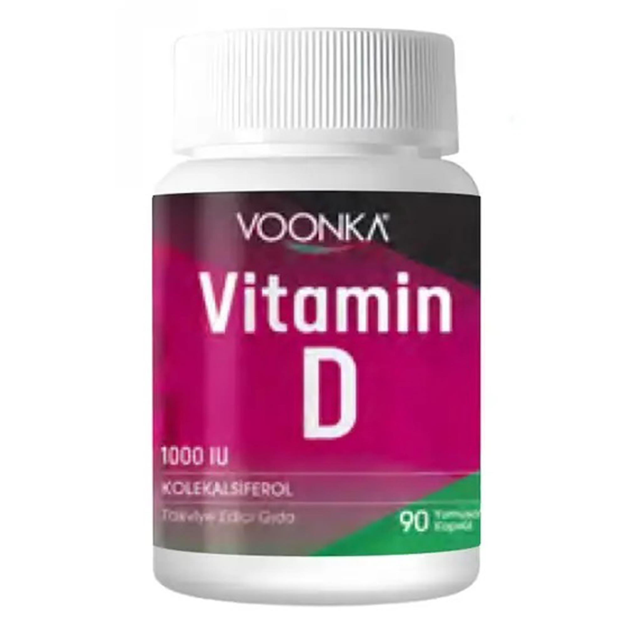 Voonka Vitamin D 90 Yumuşak Kapsül