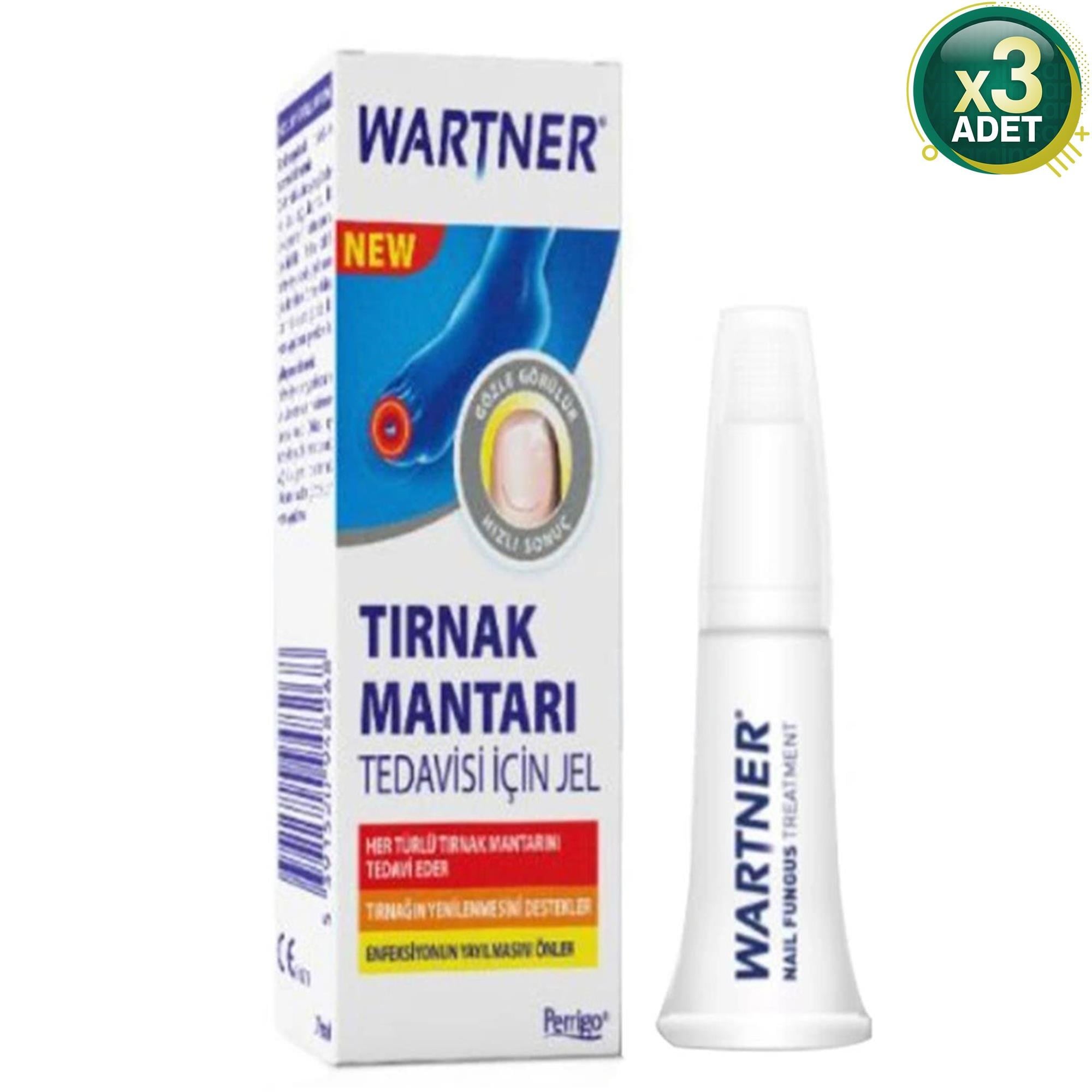 Wartner Tırnak Bakım Jeli 7 ml 3 Adet