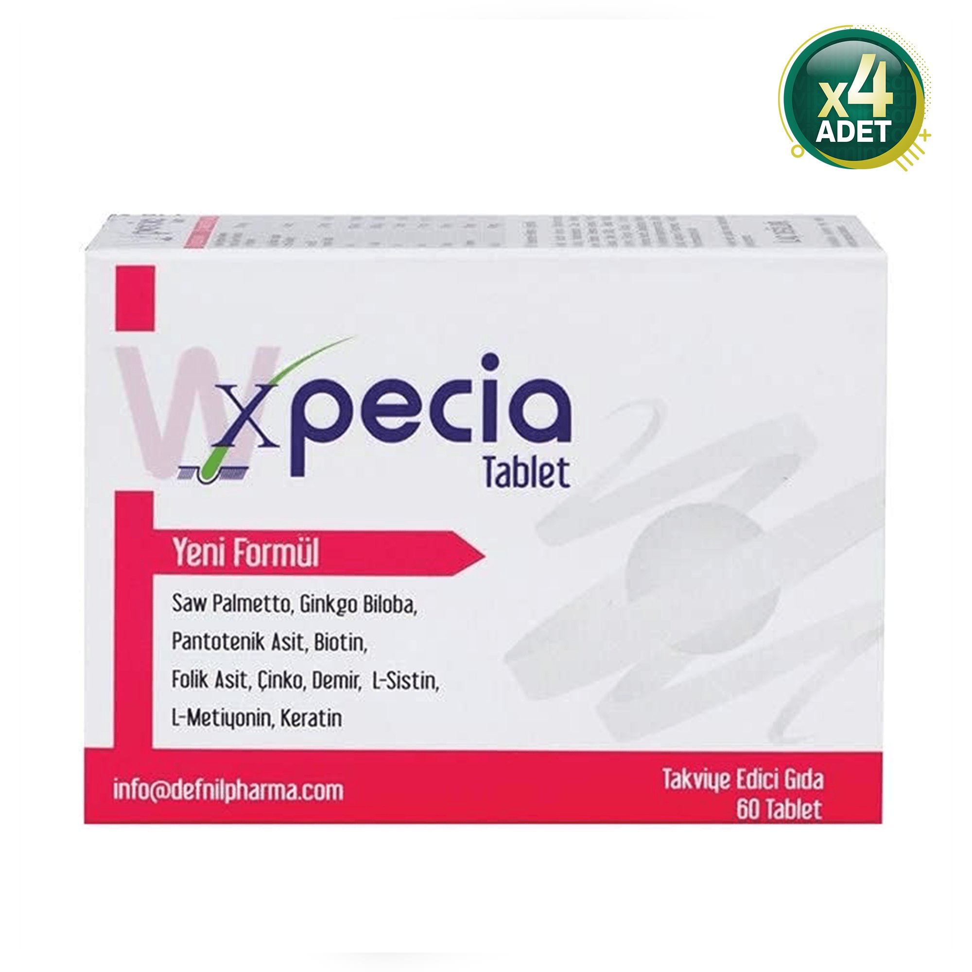 Xpecia Kadın 60 Tablet 4'lü