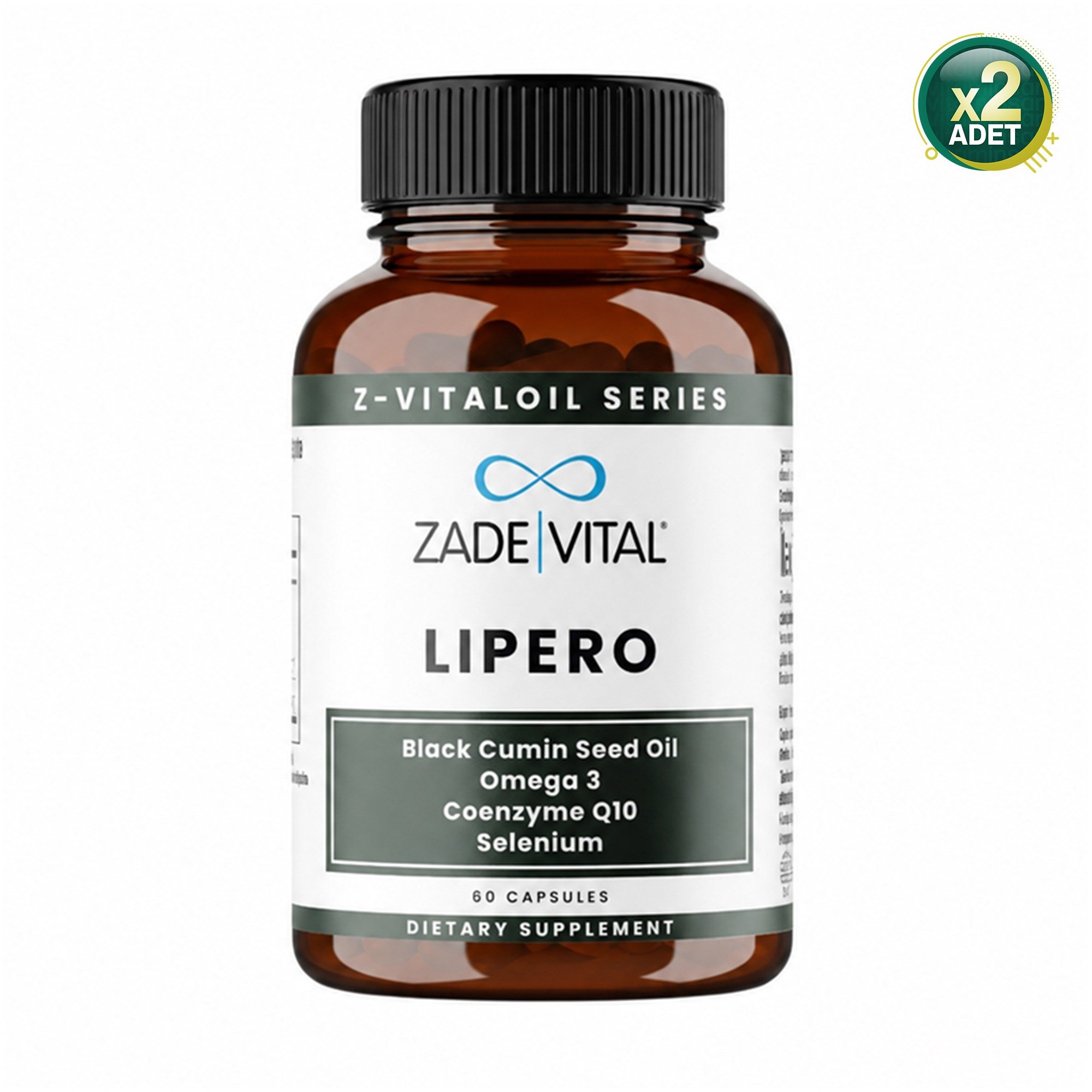 Zade Vital Lipero 60 Kapsül 2 Adet
