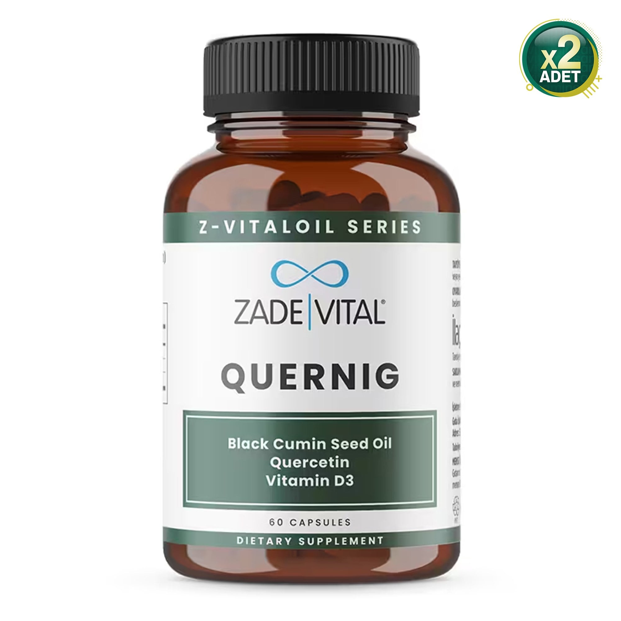 Zade Vital Quernig 60 Kapsül 2 Adet