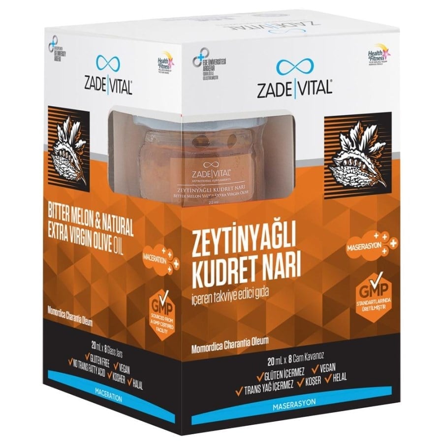 Zade Vital Zeytinyağlı Kudret Narı 8x20 ml
