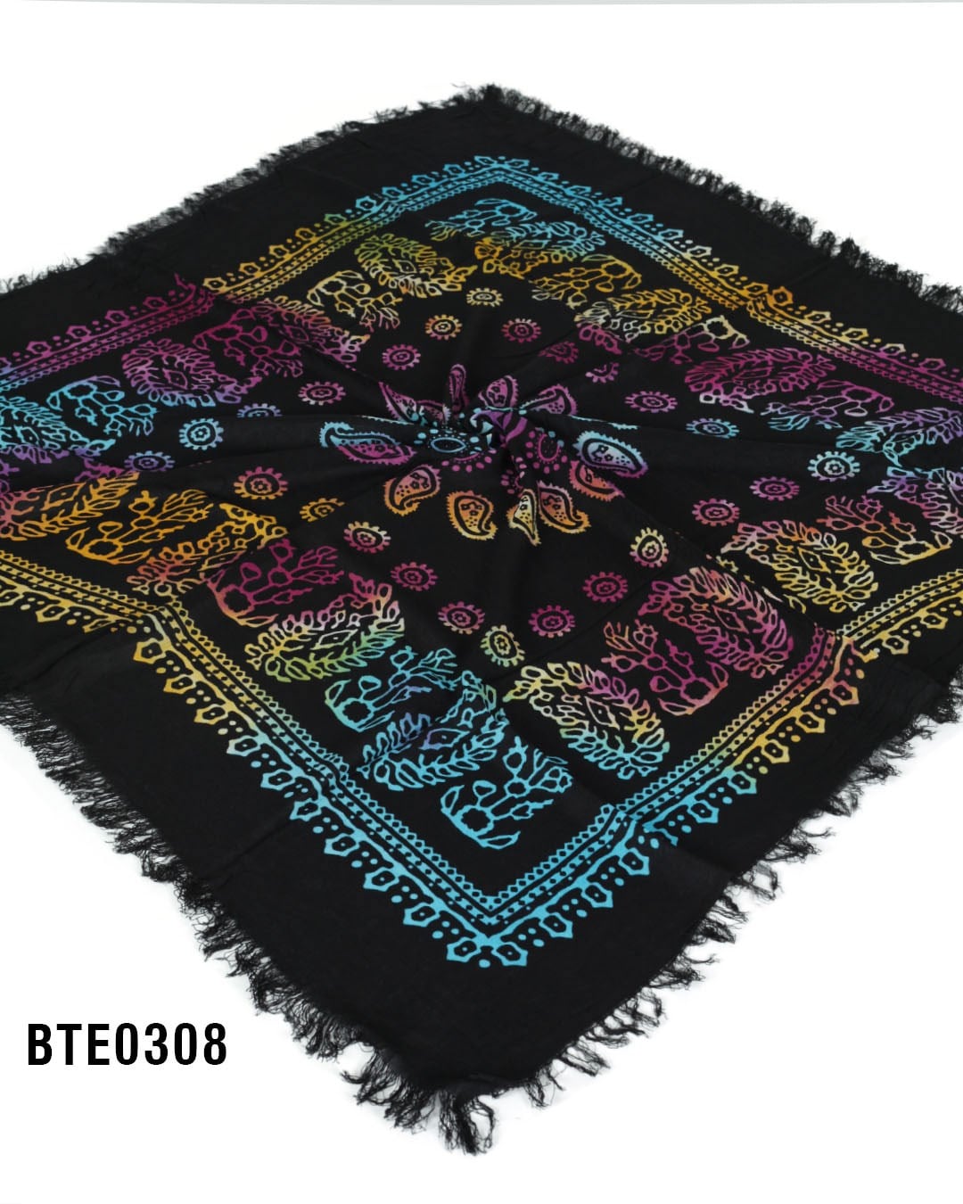 Batik Eşarp 100*100 cm  BTE0308-6507