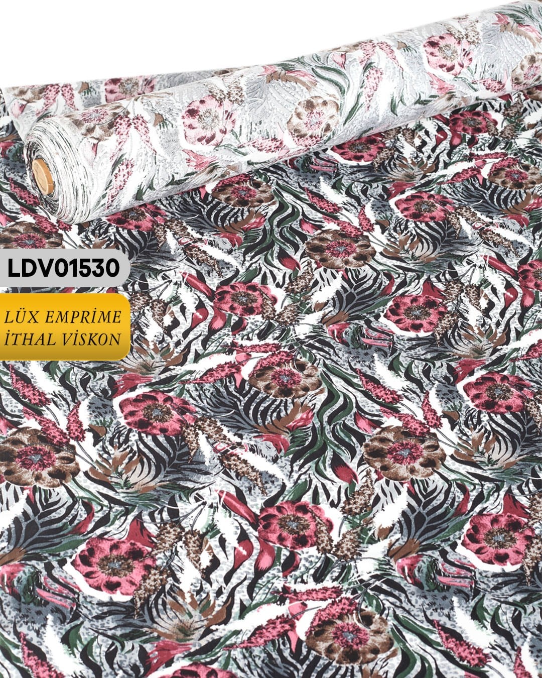 Dar En Pamuk Viskon Kumaş ( TEK EN ) 90cm-LDV01530