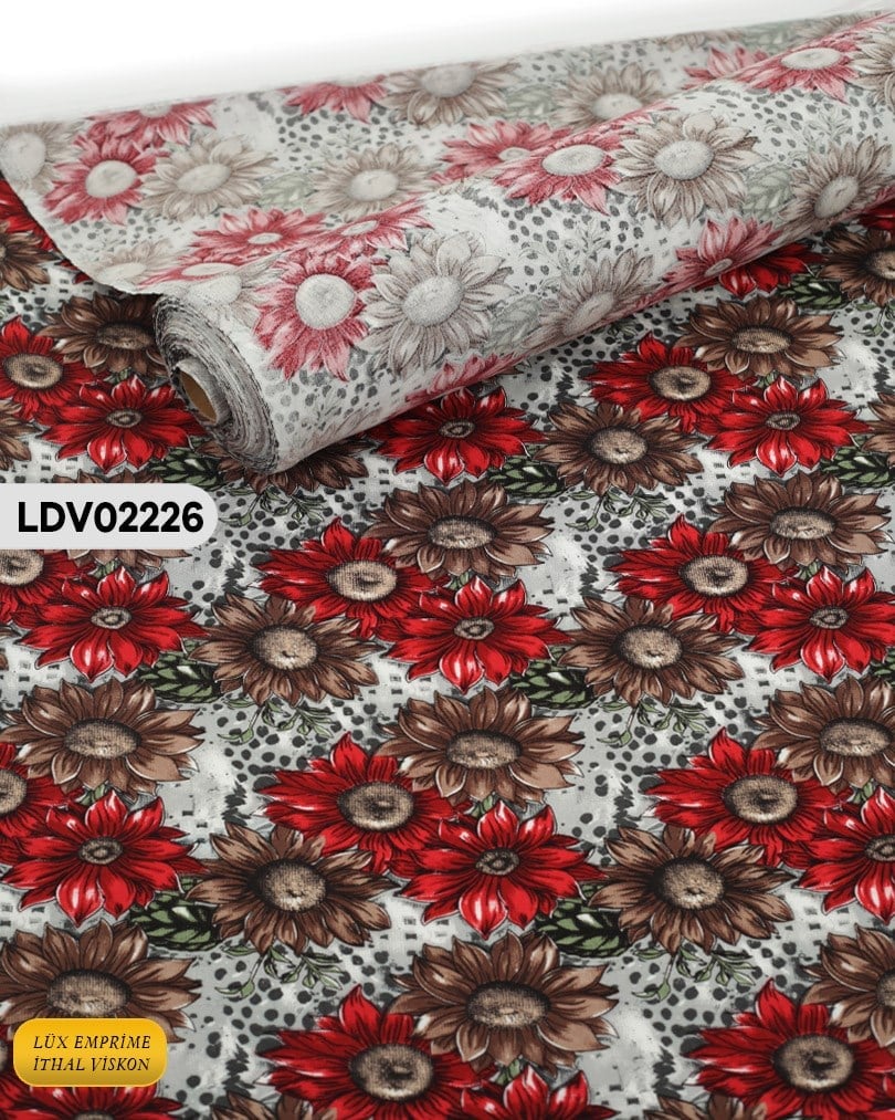 Dar En Pamuk Viskon Kumaş ( TEK EN ) 90cm-LDV02226