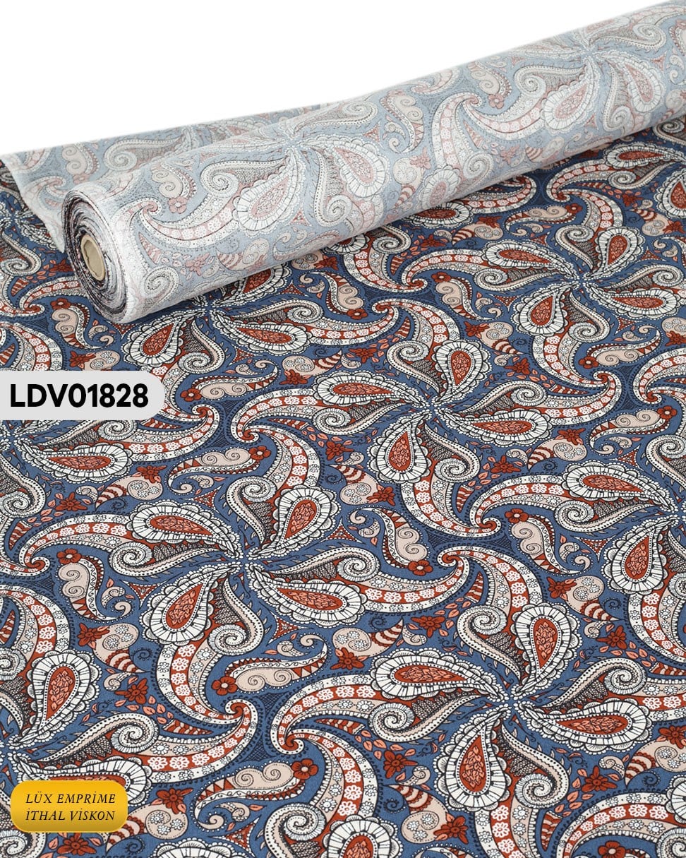 Dar En Pamuk Viskon Kumaş ( TEK EN ) 90cm-LDV01828
