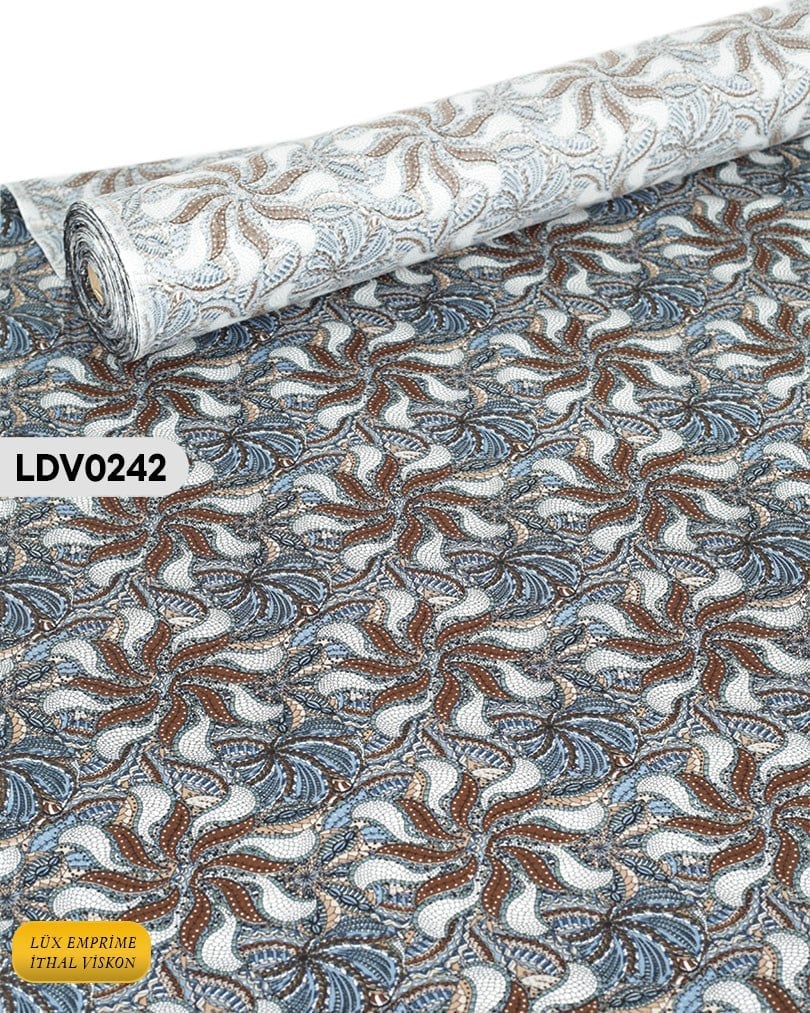 Dar En Pamuk Viskon Kumaş ( TEK EN ) 90cm-LDV0242