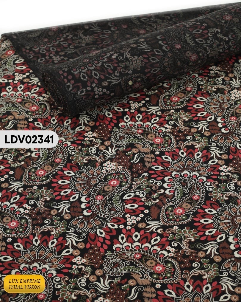 Dar En Pamuk Viskon Kumaş ( TEK EN ) 90cm-LDV02341